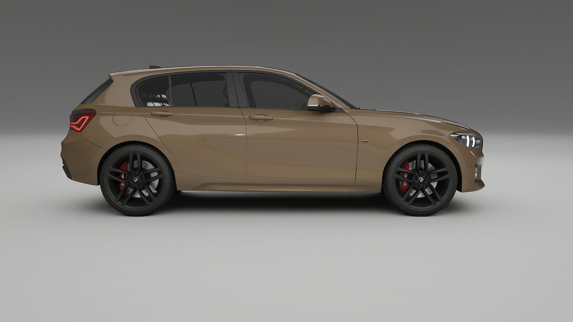 BMW 1 F20 facelift LCI TPU Lackskyddsfilm | SAHARA Färgskiftande PPF – Komplett Förskuret Kit