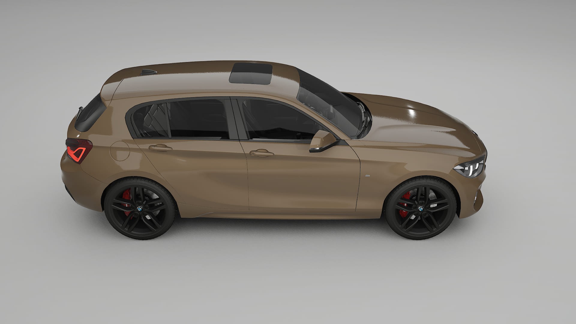 BMW 1 F20 facelift LCI TPU Lackskyddsfilm | SAHARA Färgskiftande PPF – Komplett Förskuret Kit