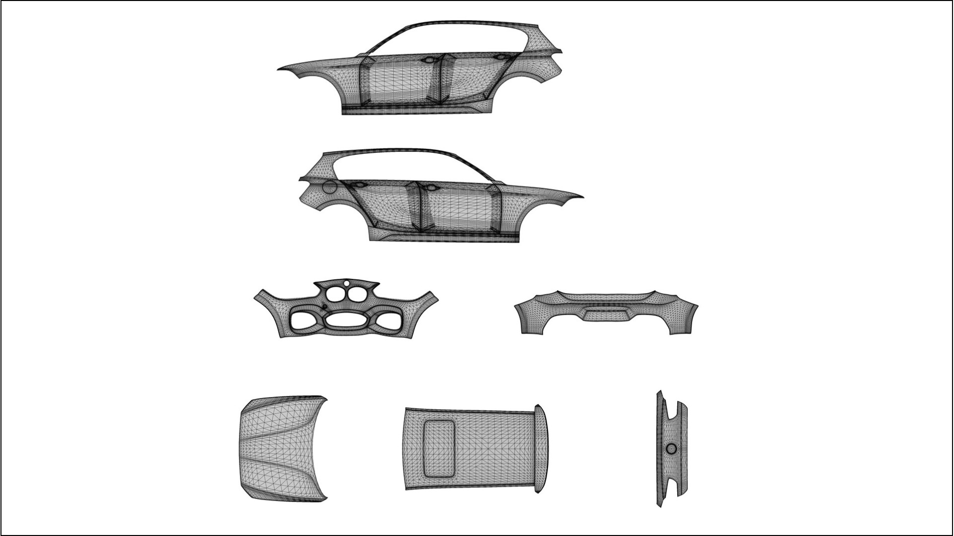 BMW 1 F20 facelift LCI TPU Lackskyddsfilm | EVERGREEN Färgskiftande PPF – Komplett Förskuret Kit 2