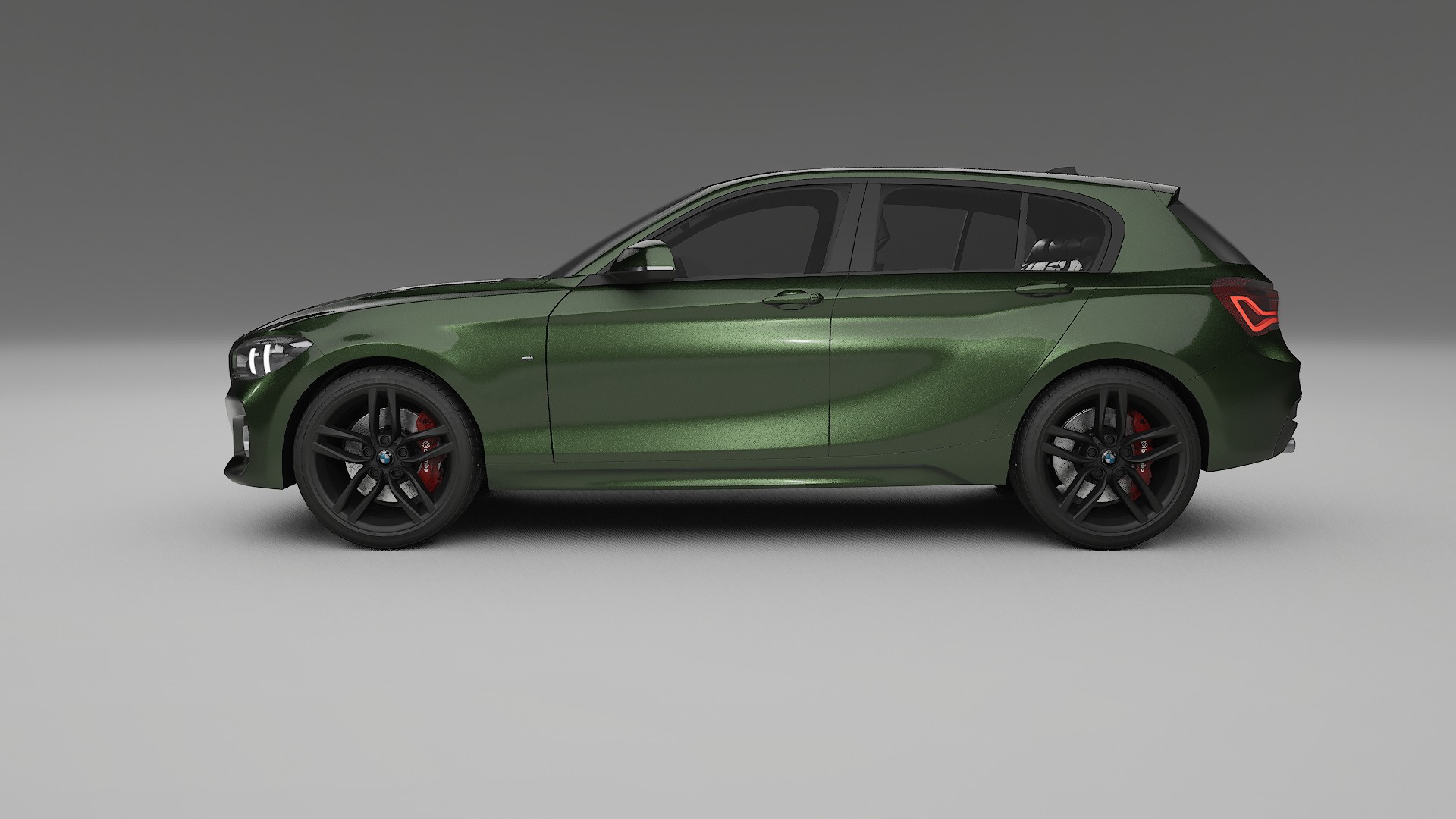 BMW 1 F20 facelift LCI TPU Lackskyddsfilm | LAGOON Färgskiftande PPF – Komplett Förskuret Kit