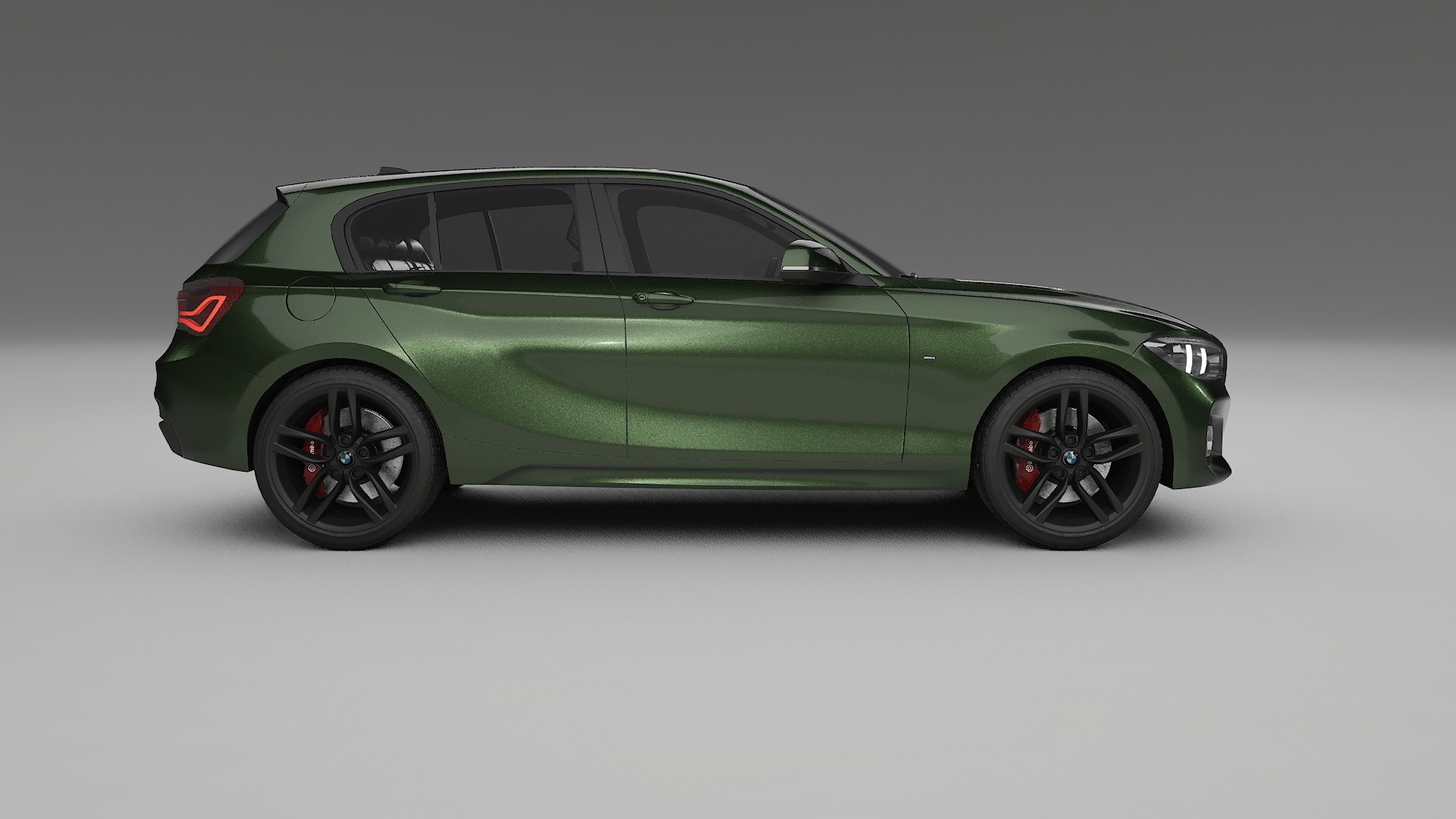 BMW 1 F20 facelift LCI TPU Lackskyddsfilm | LAGOON Färgskiftande PPF – Komplett Förskuret Kit