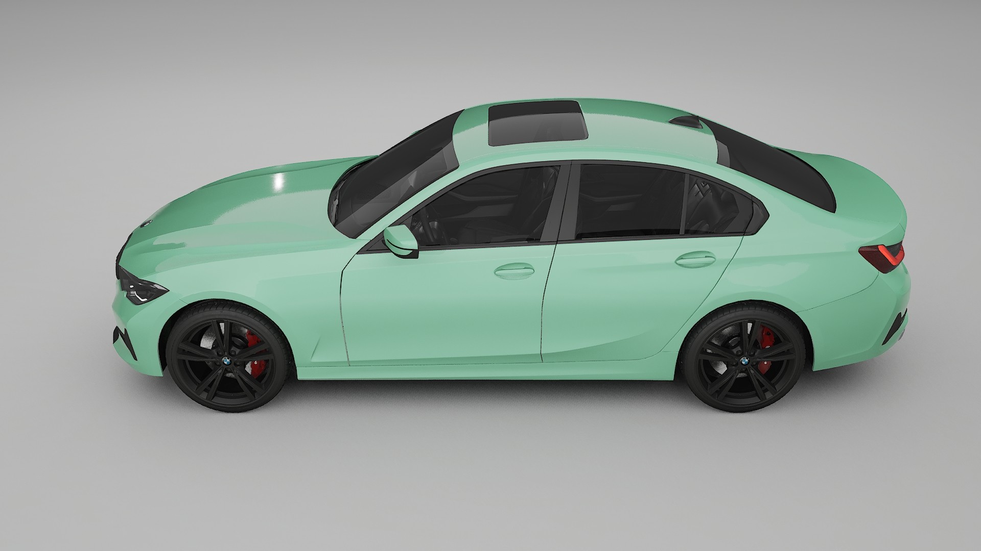 BMW 3 G20 prefacelift pre LCI TPU Lackskyddsfilm | DUSTY Färgskiftande PPF – Komplett Förskuret Kit