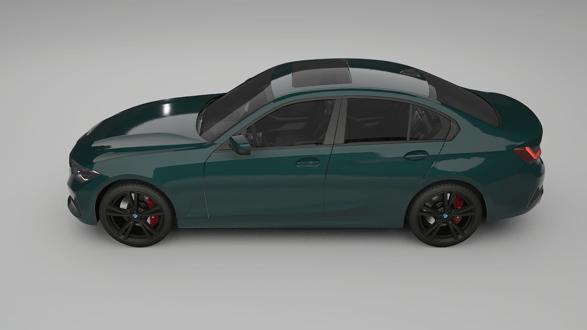 BMW 3 G20 prefacelift pre LCI TPU Lackskyddsfilm | INFERNO Färgskiftande PPF – Komplett Förskuret Kit