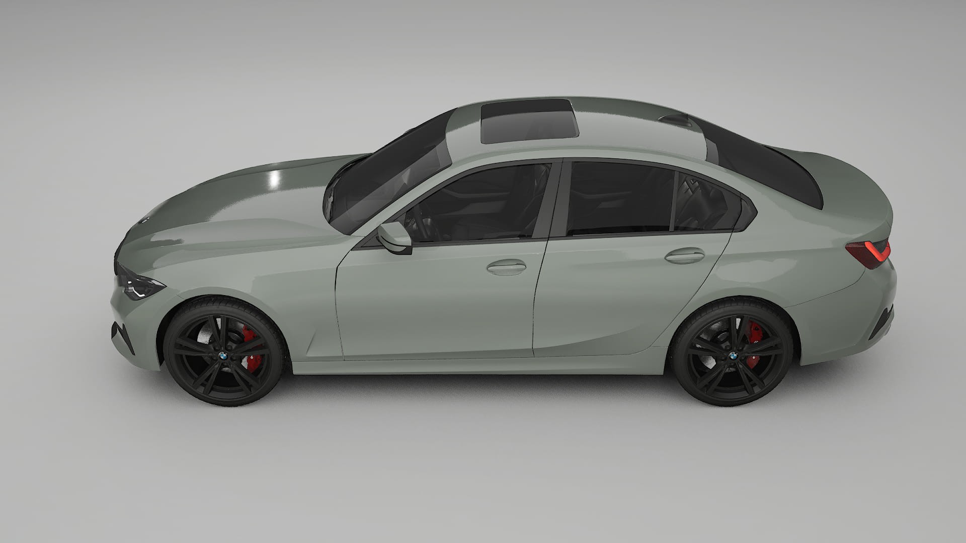 BMW 3 G20 prefacelift pre LCI TPU Lackskyddsfilm | SLATE Färgskiftande PPF – Komplett Förskuret Kit