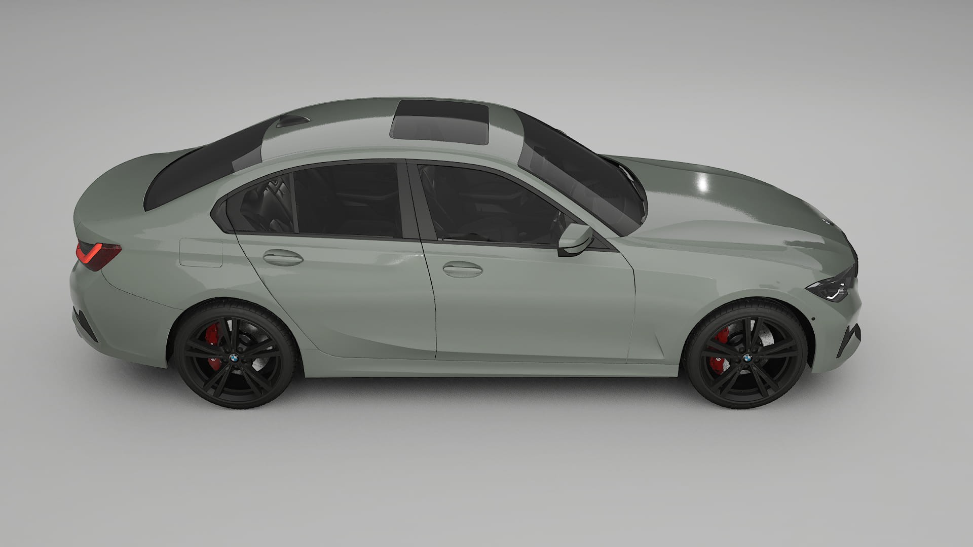 BMW 3 G20 prefacelift pre LCI TPU Lackskyddsfilm | SLATE Färgskiftande PPF – Komplett Förskuret Kit