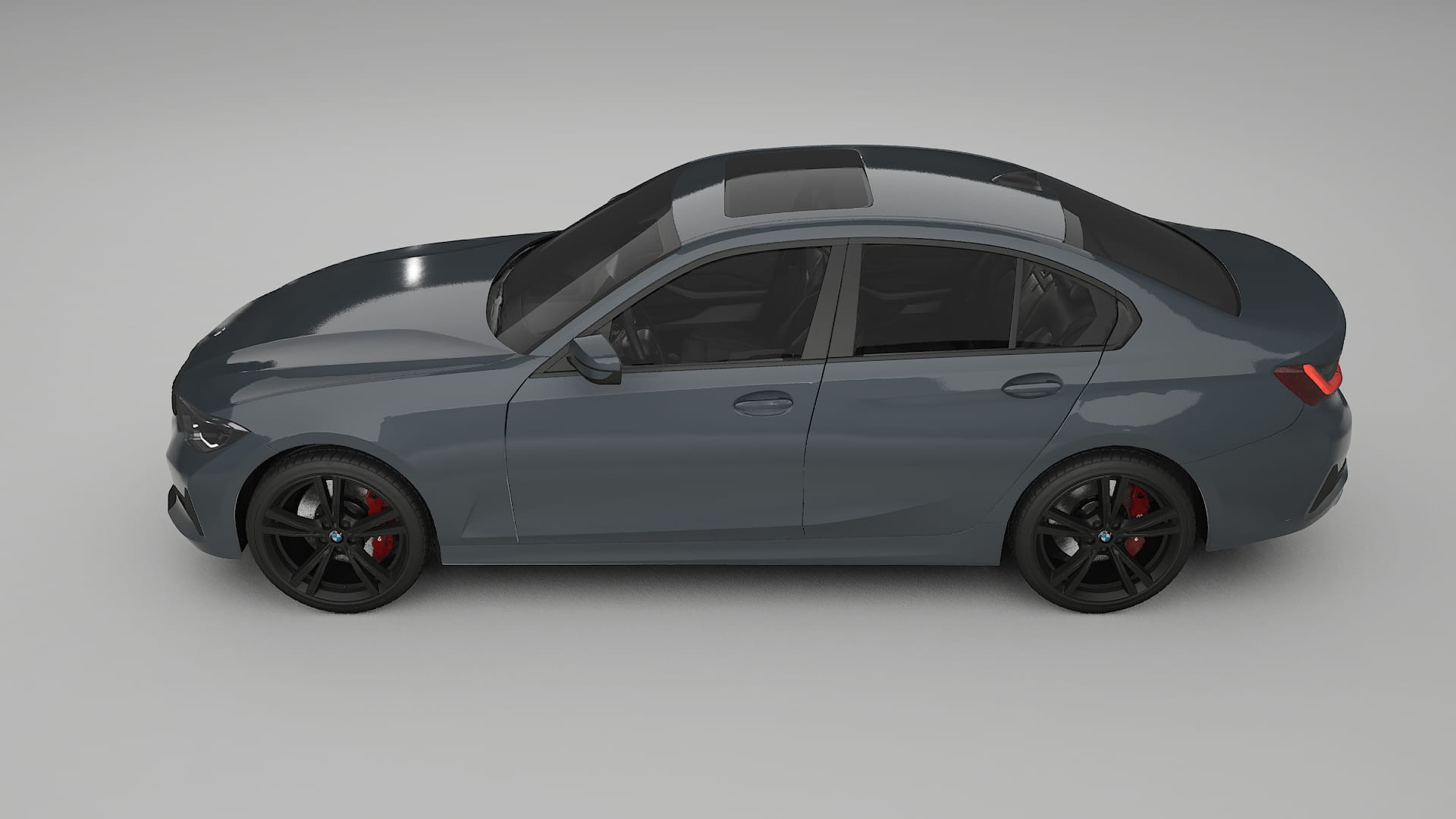 BMW 3 G20 prefacelift pre LCI TPU Lackskyddsfilm | GRANITE Färgskiftande PPF – Komplett Förskuret Kit