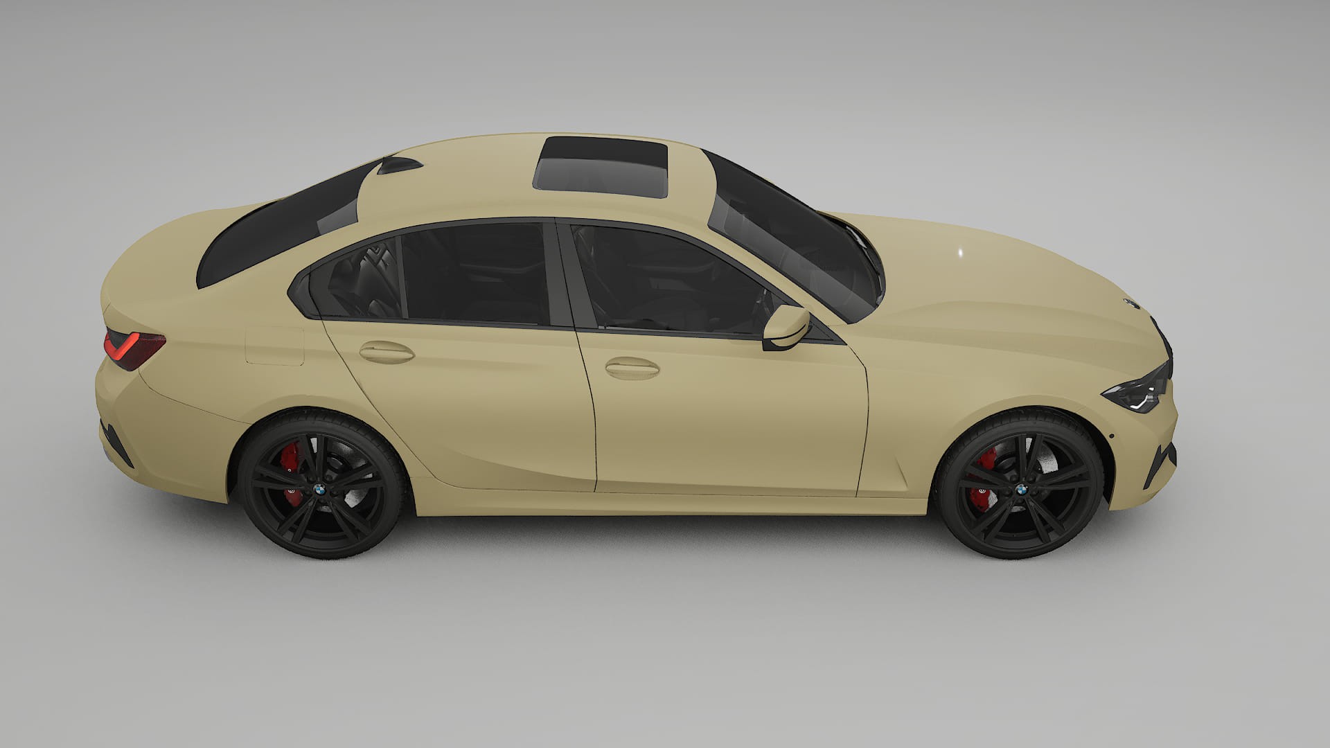 BMW 3 G20 prefacelift pre LCI TPU Lackskyddsfilm | SAND Färgskiftande PPF – Komplett Förskuret Kit