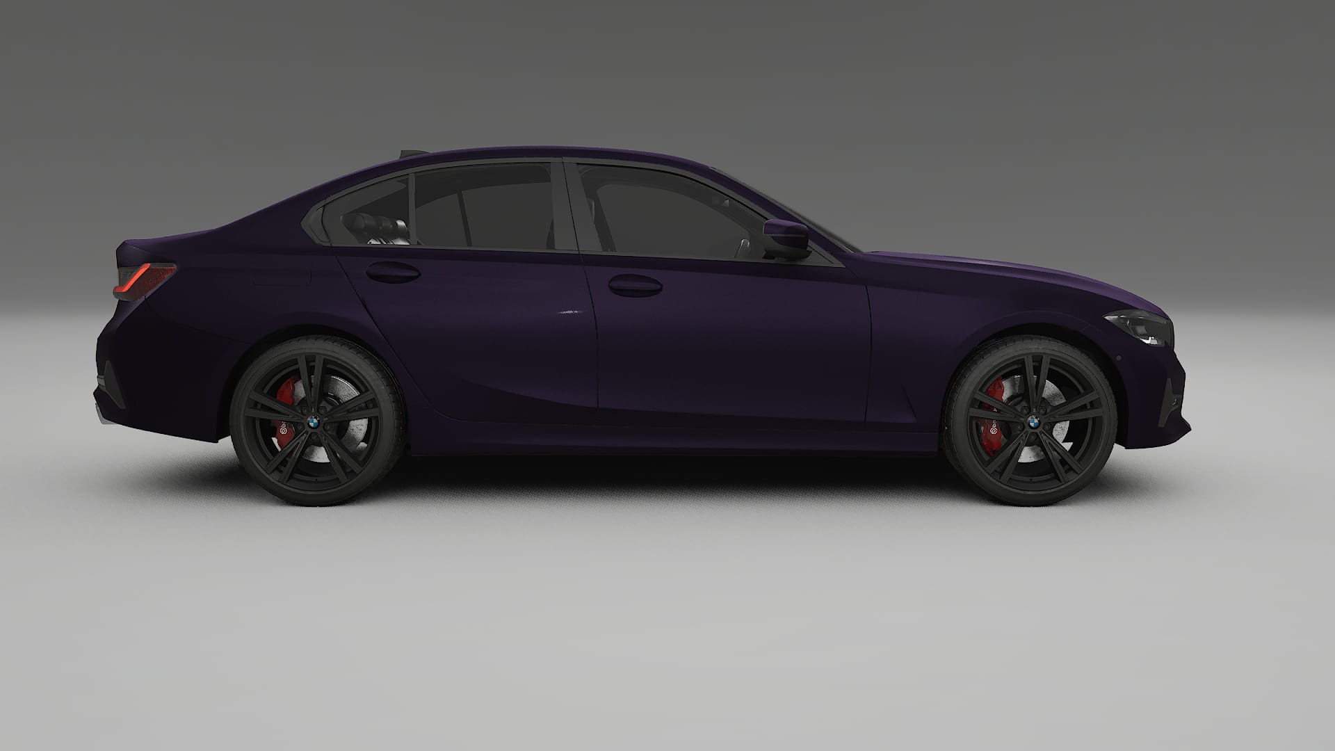 BMW 3 G20 prefacelift pre LCI TPU Lackskyddsfilm | VIOLET Färgskiftande PPF – Komplett Förskuret Kit