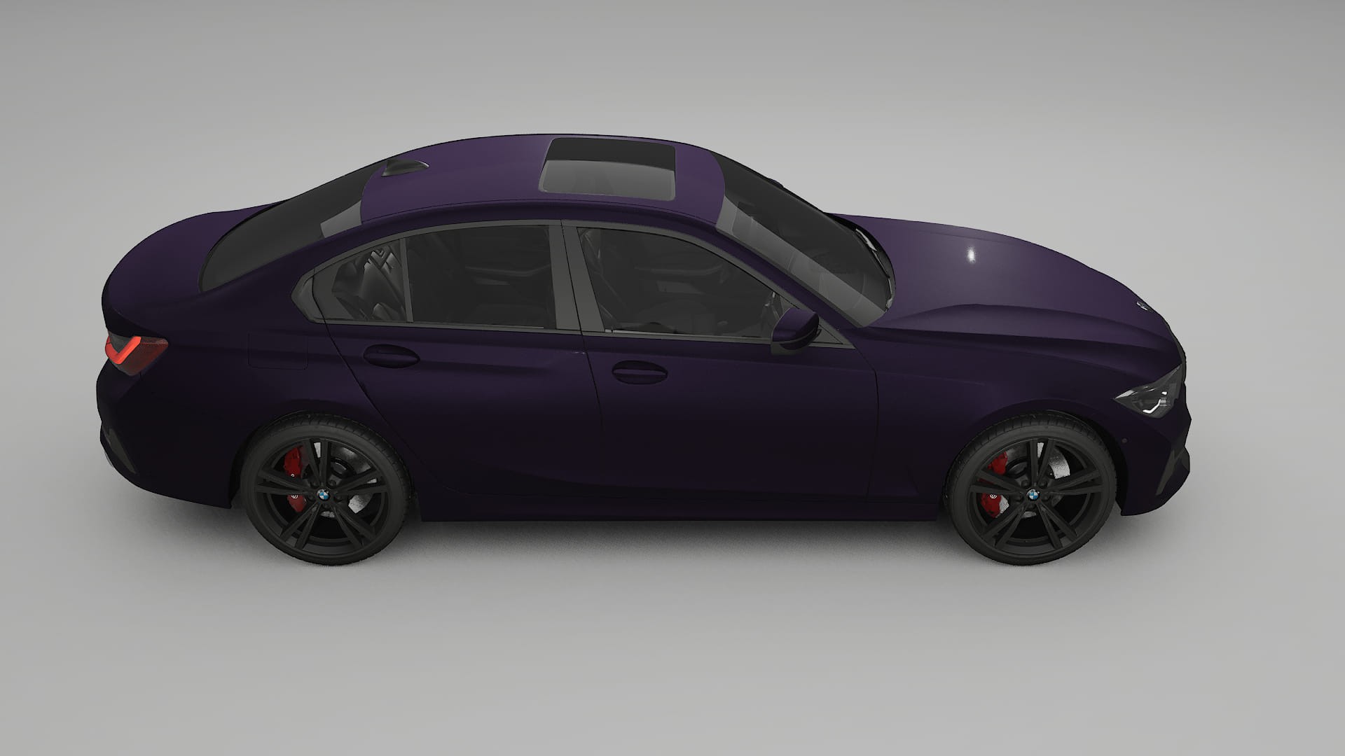 BMW 3 G20 prefacelift pre LCI TPU Lackskyddsfilm | VIOLET Färgskiftande PPF – Komplett Förskuret Kit