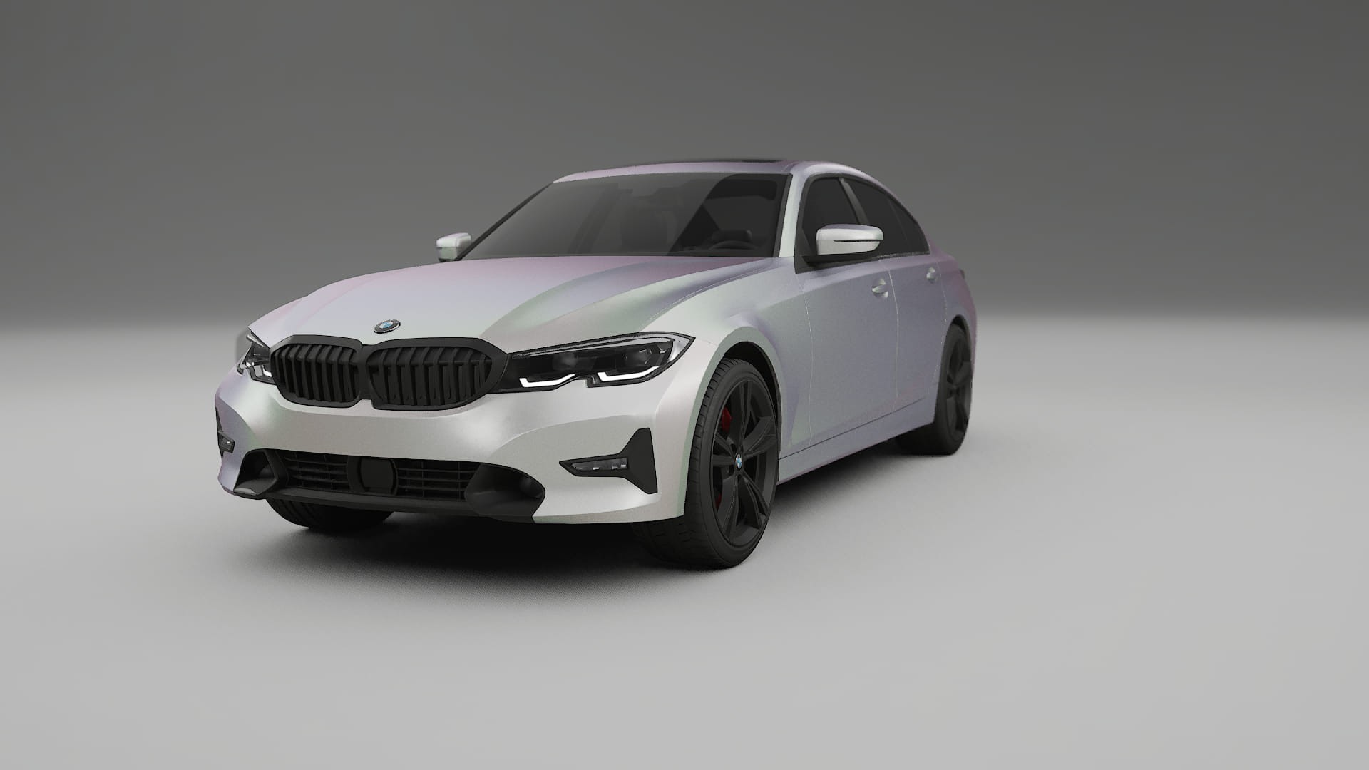 BMW 3 G20 prefacelift pre LCI TPU Lackskyddsfilm | NEBULA Färgskiftande PPF – Komplett Förskuret Kit