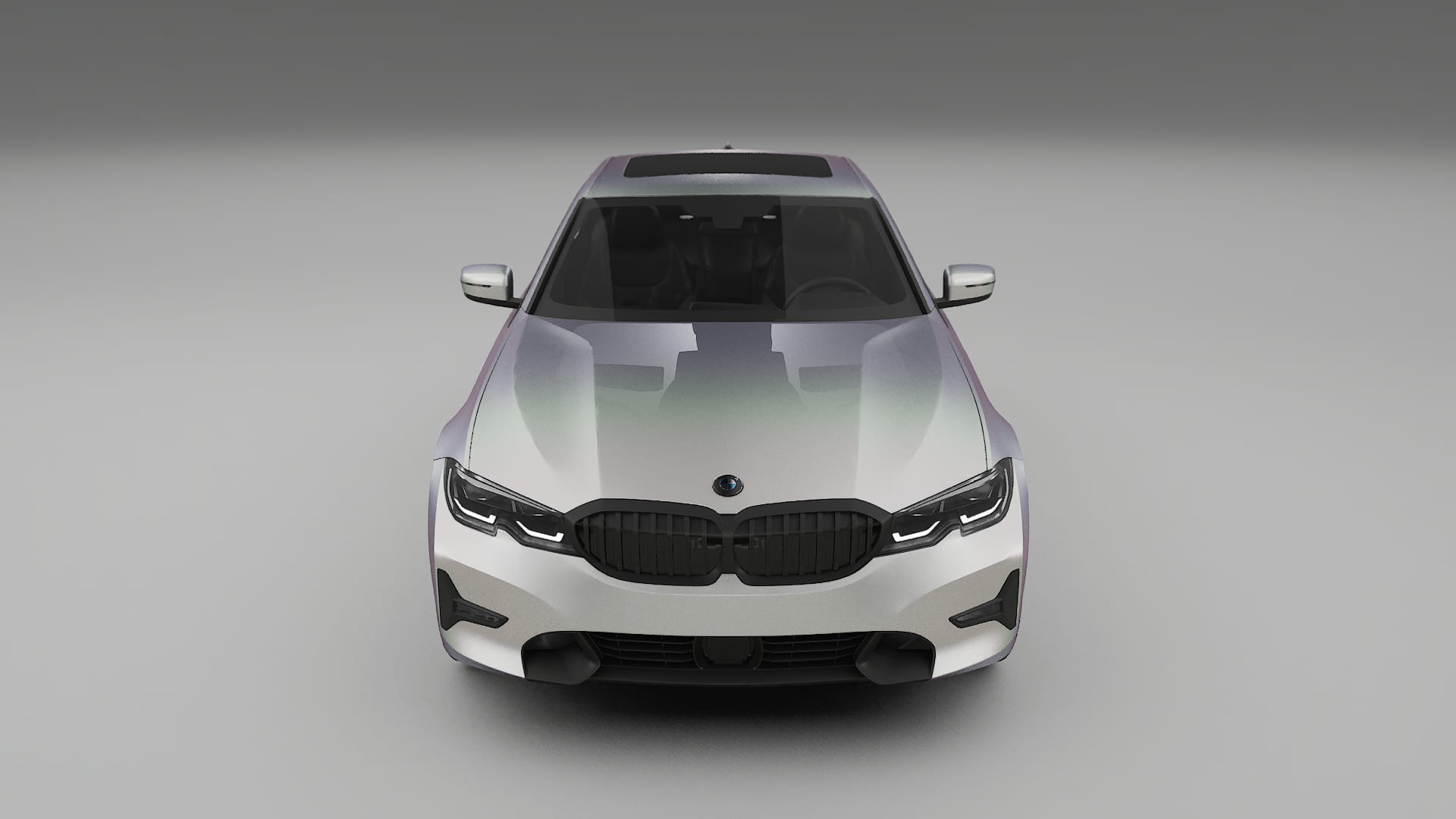 BMW 3 G20 prefacelift pre LCI TPU Lackskyddsfilm | NEBULA Färgskiftande PPF – Komplett Förskuret Kit