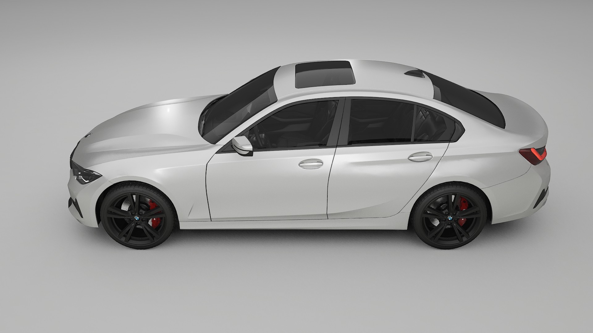 BMW 3 G20 prefacelift pre LCI TPU Lackskyddsfilm | OPAL Färgskiftande PPF – Komplett Förskuret Kit