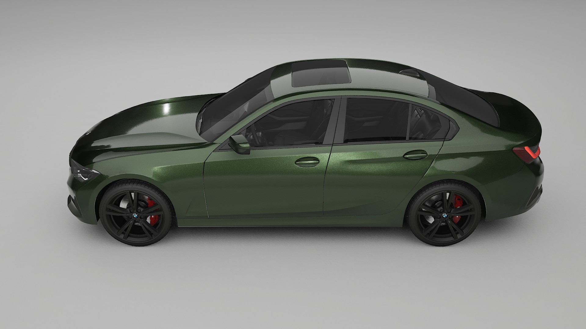 BMW 3 G20 prefacelift pre LCI TPU Lackskyddsfilm | LAGOON Färgskiftande PPF – Komplett Förskuret Kit