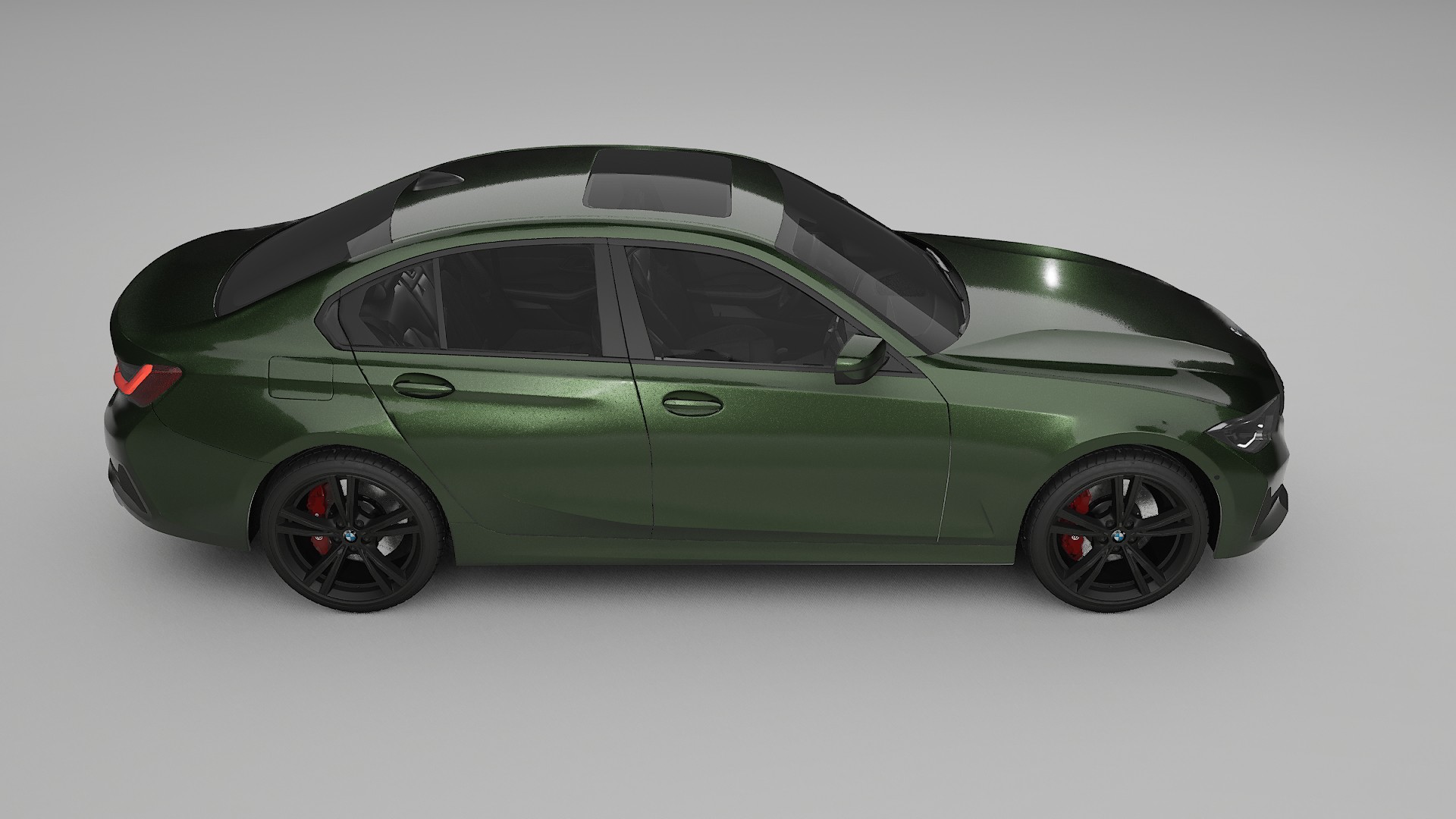 BMW 3 G20 prefacelift pre LCI TPU Lackskyddsfilm | LAGOON Färgskiftande PPF – Komplett Förskuret Kit