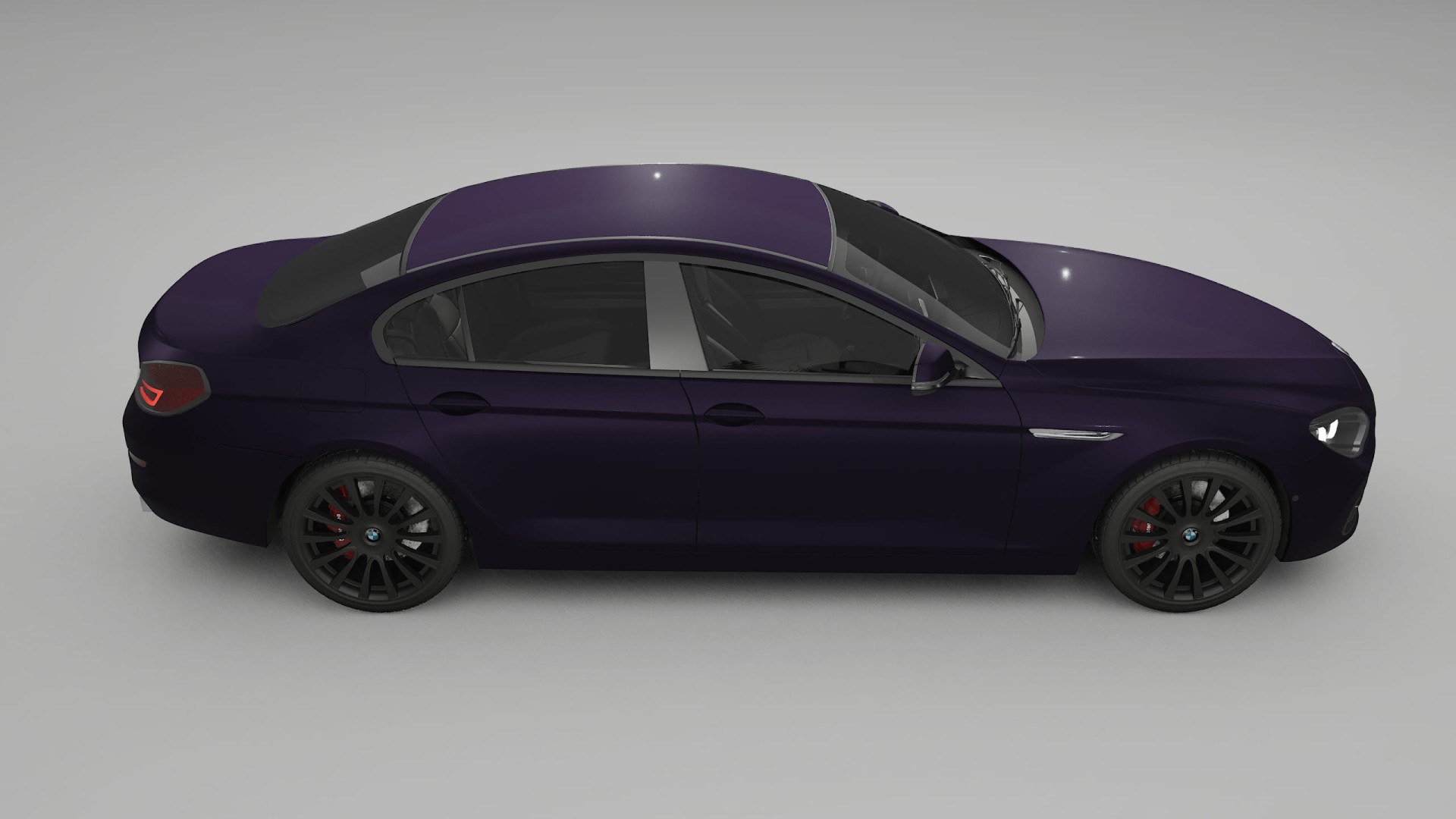 BMW 6 F06 TPU Lackskyddsfilm | VIOLET Färgskiftande PPF – Komplett Förskuret Kit