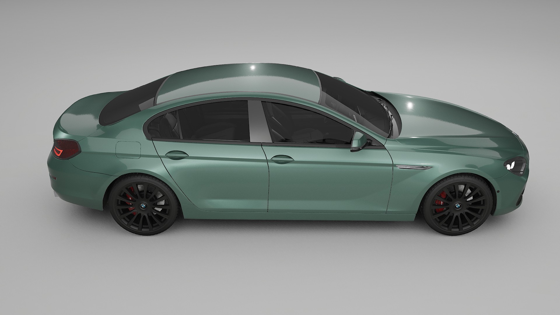 BMW 6 F06 TPU Lackskyddsfilm | EVERGREEN Färgskiftande PPF – Komplett Förskuret Kit