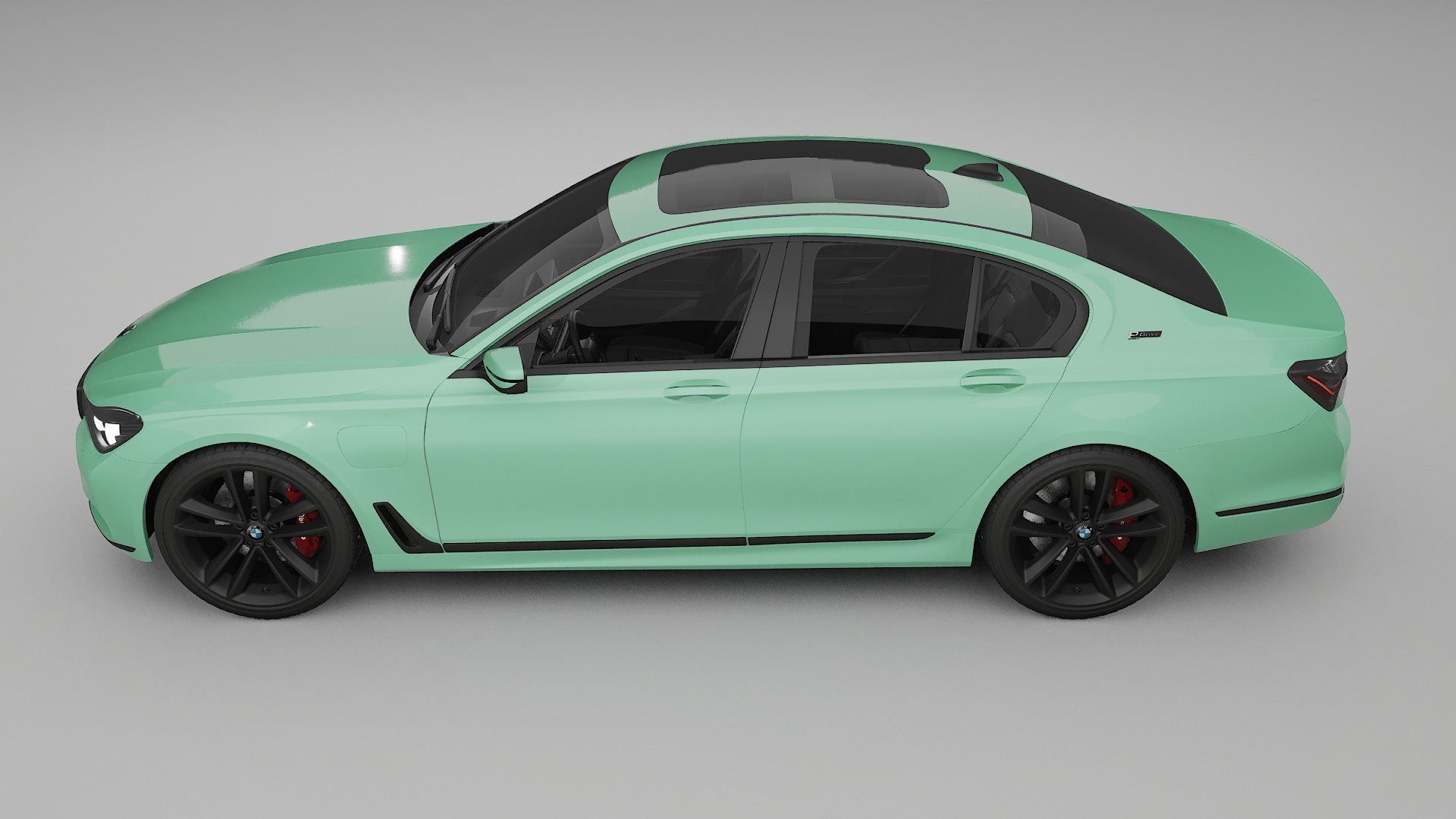 BMW 7 G11 G12 facelift LCI TPU Lackskyddsfilm | DUSTY Färgskiftande PPF – Komplett Förskuret Kit