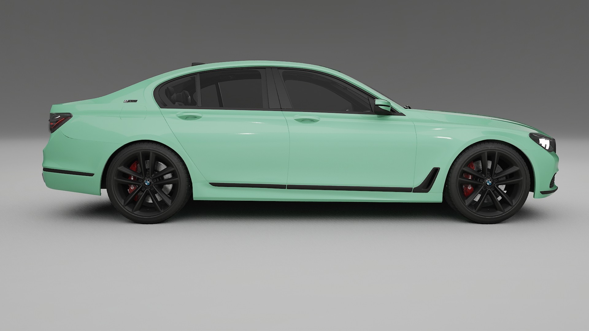 BMW 7 G11 G12 facelift LCI TPU Lackskyddsfilm | DUSTY Färgskiftande PPF – Komplett Förskuret Kit