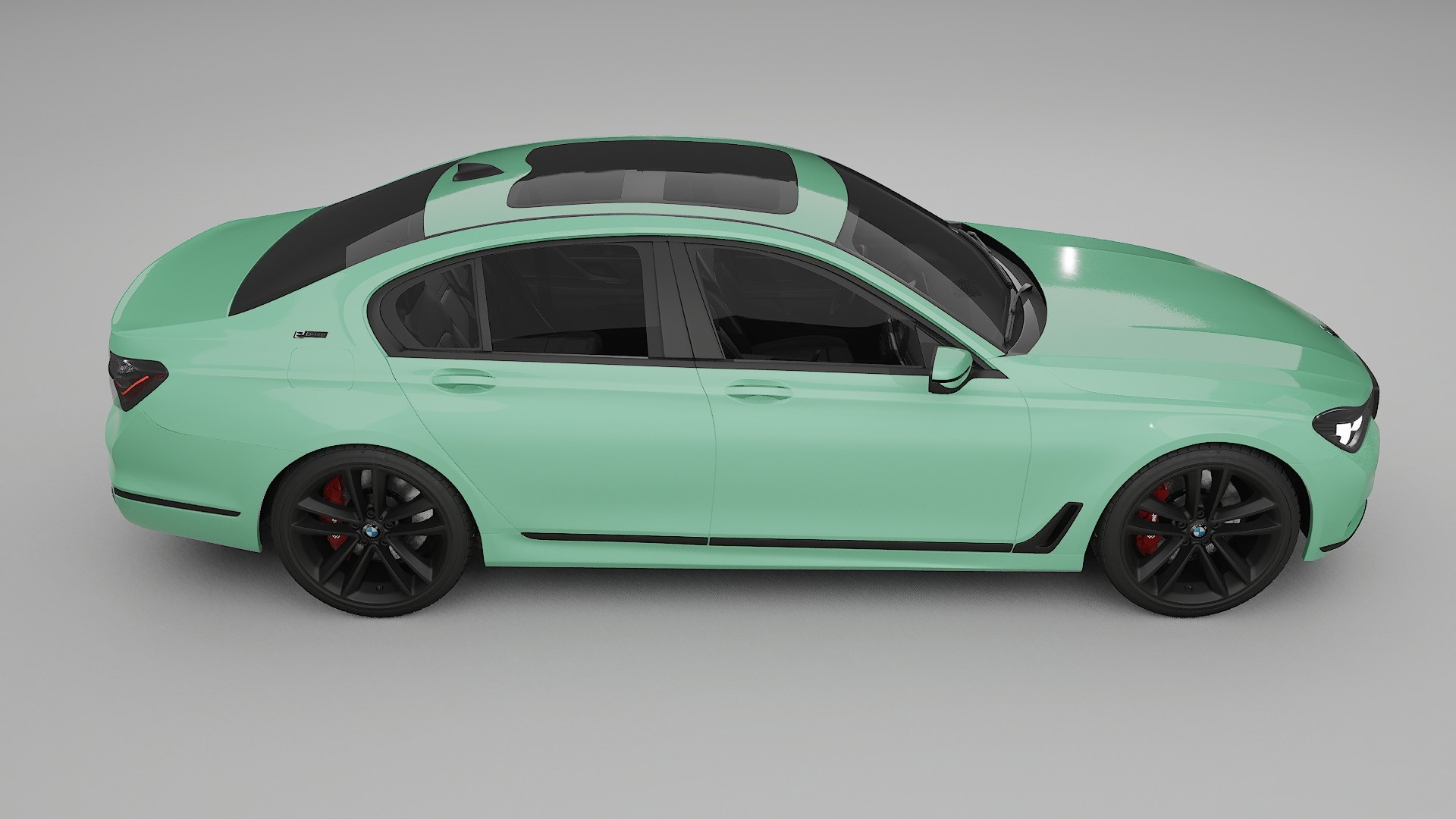 BMW 7 G11 G12 facelift LCI TPU Lackskyddsfilm | DUSTY Färgskiftande PPF – Komplett Förskuret Kit