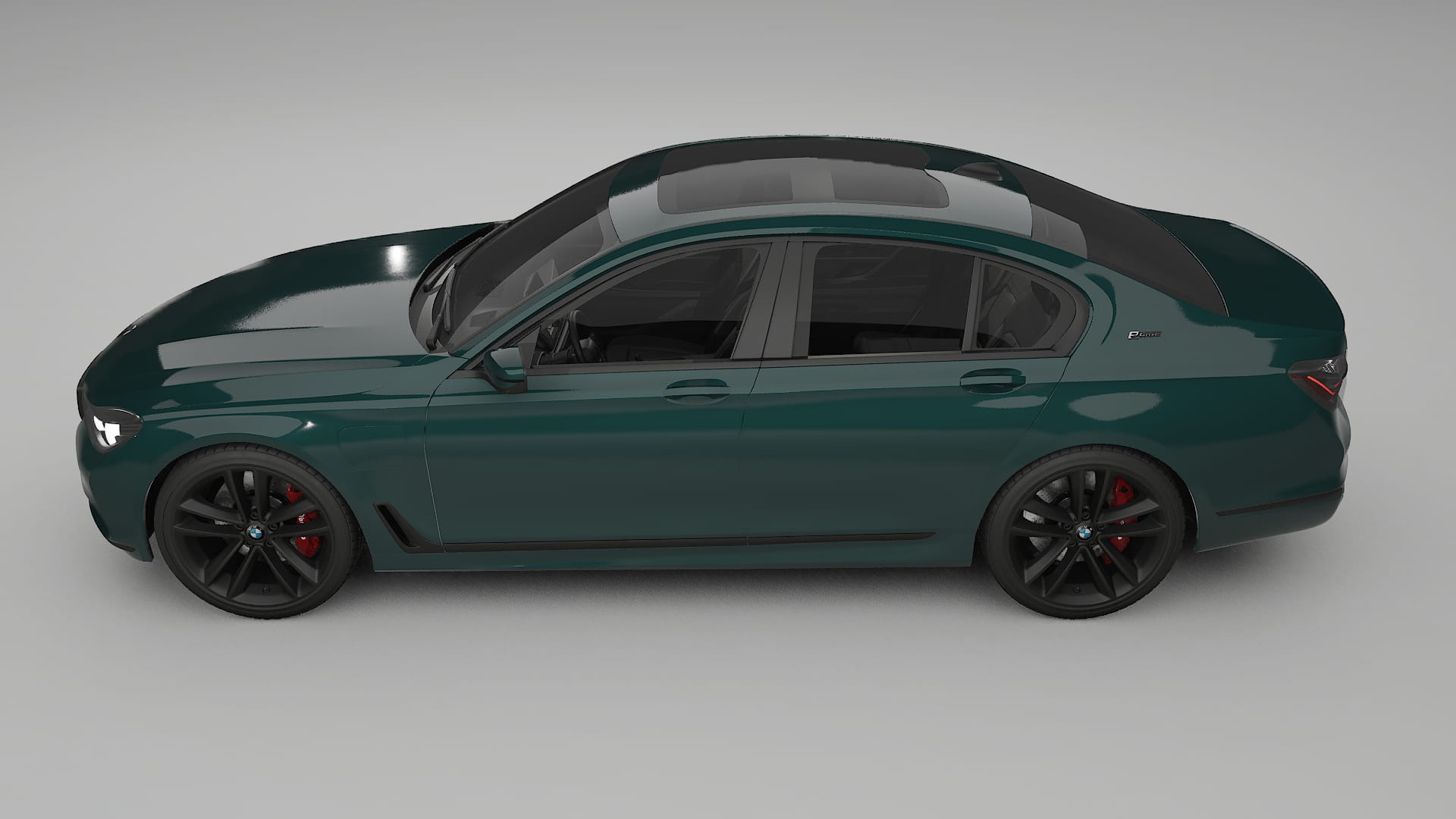 BMW 7 G11 G12 facelift LCI TPU Lackskyddsfilm | INFERNO Färgskiftande PPF – Komplett Förskuret Kit