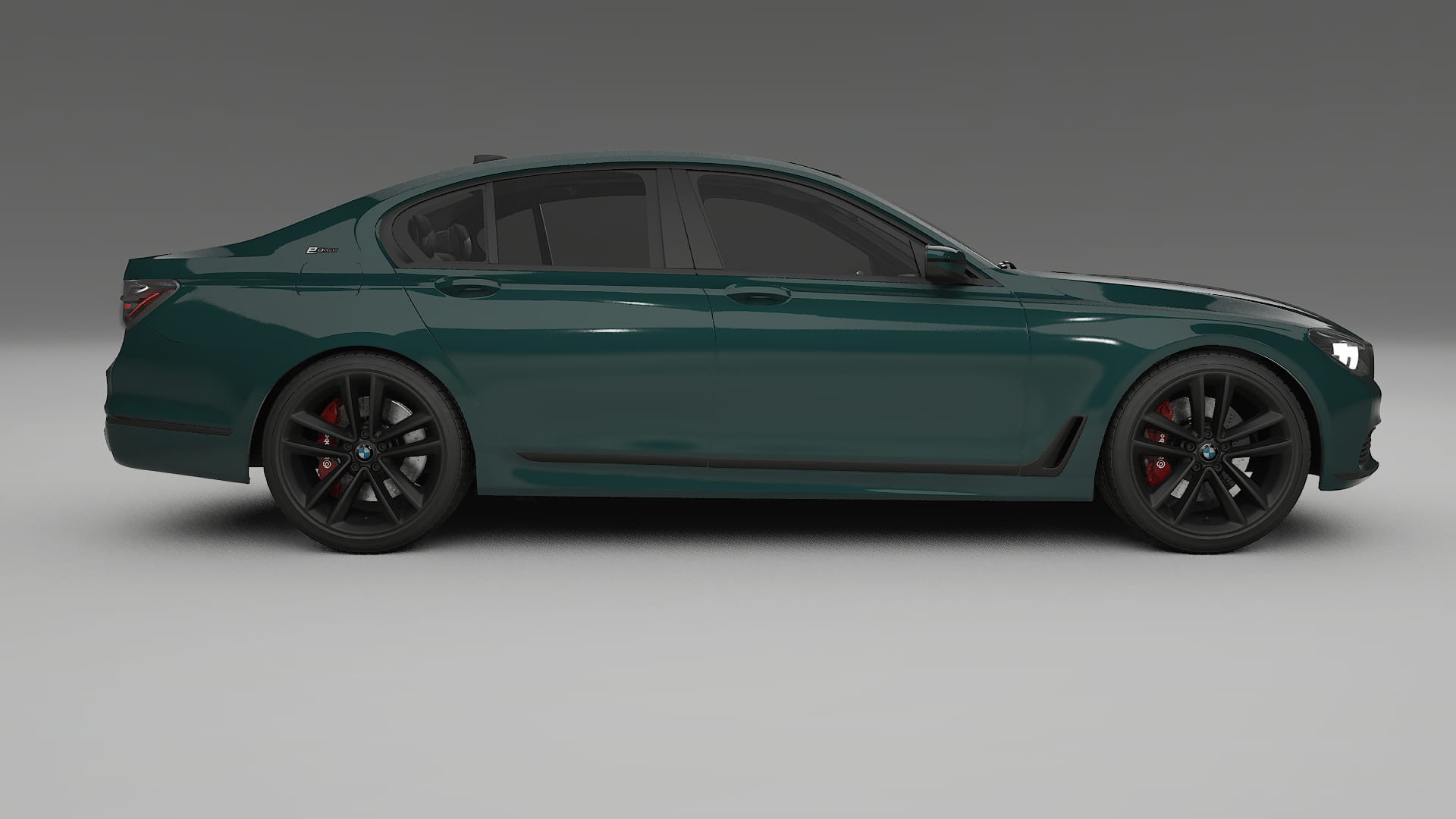 BMW 7 G11 G12 facelift LCI TPU Lackskyddsfilm | INFERNO Färgskiftande PPF – Komplett Förskuret Kit