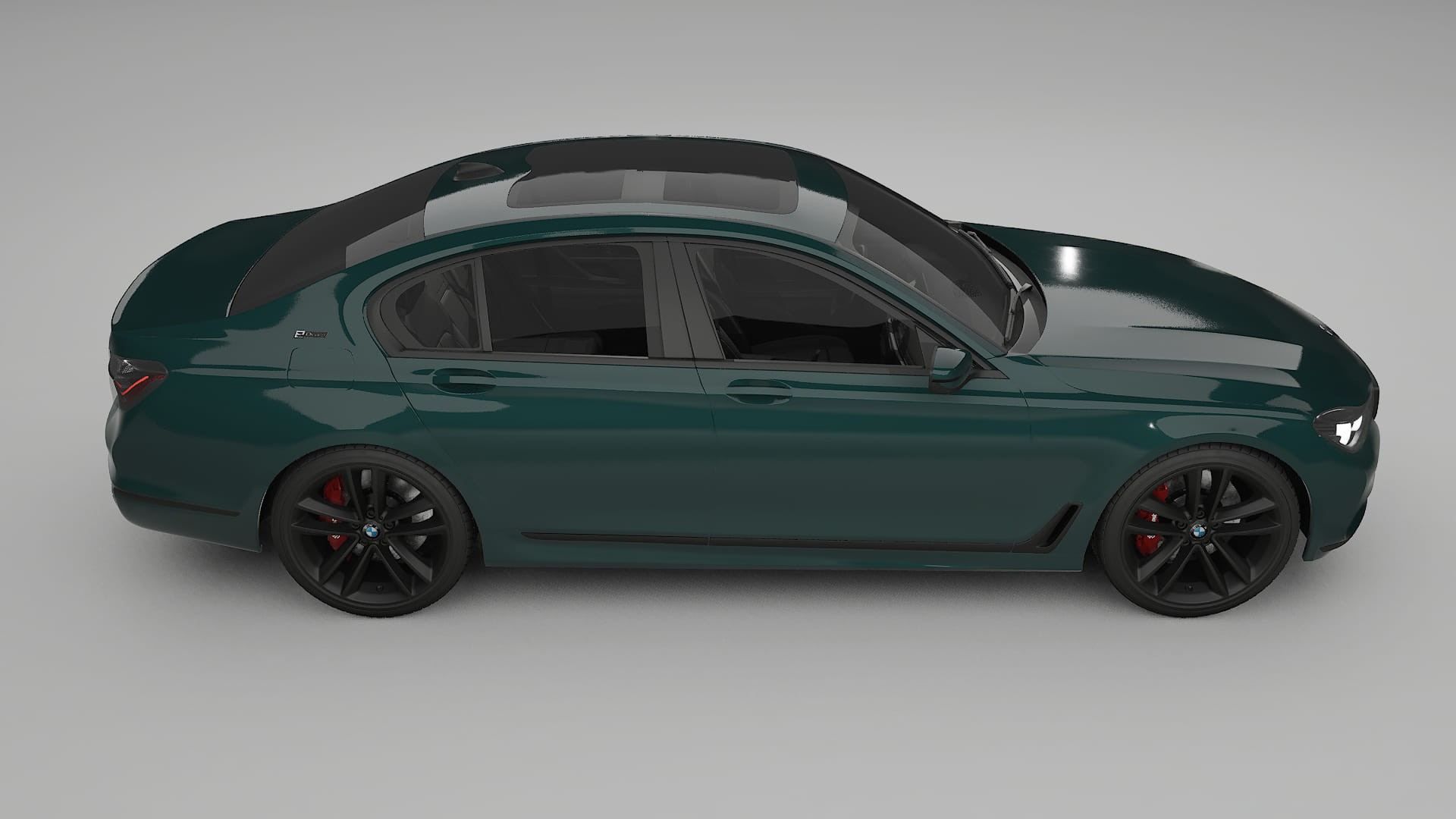 BMW 7 G11 G12 facelift LCI TPU Lackskyddsfilm | INFERNO Färgskiftande PPF – Komplett Förskuret Kit