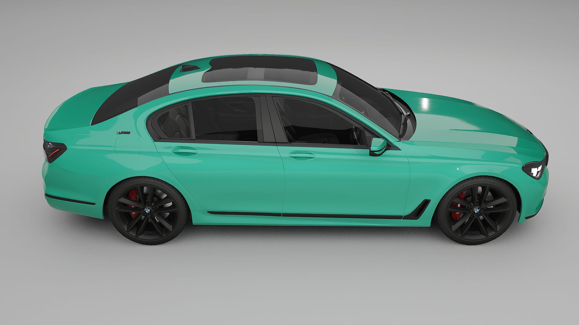 BMW 7 G11 G12 facelift LCI TPU Lackskyddsfilm | JEWEL Färgskiftande PPF – Komplett Förskuret Kit