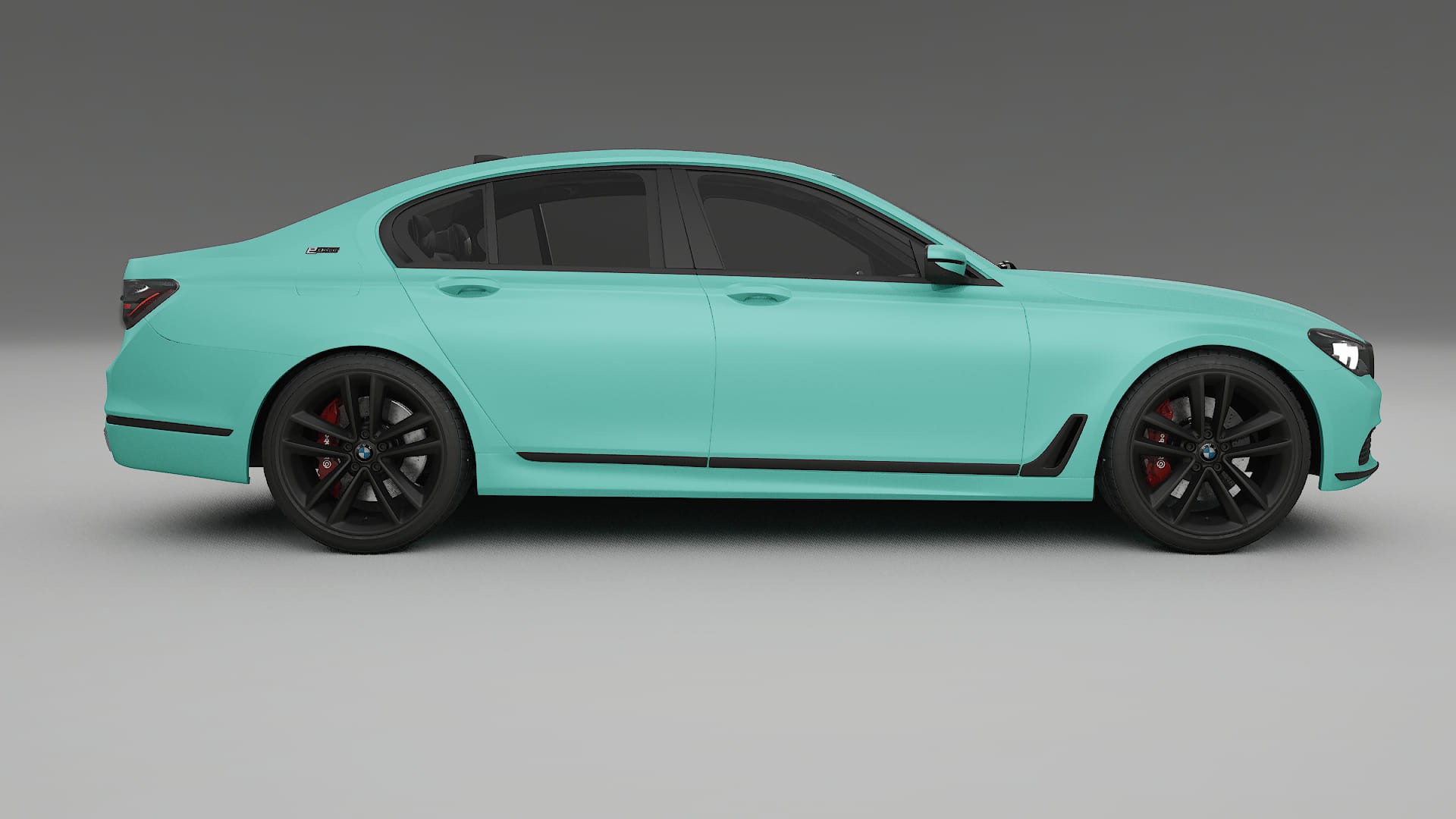 BMW 7 G11 G12 facelift LCI TPU Lackskyddsfilm | FROST Färgskiftande PPF – Komplett Förskuret Kit