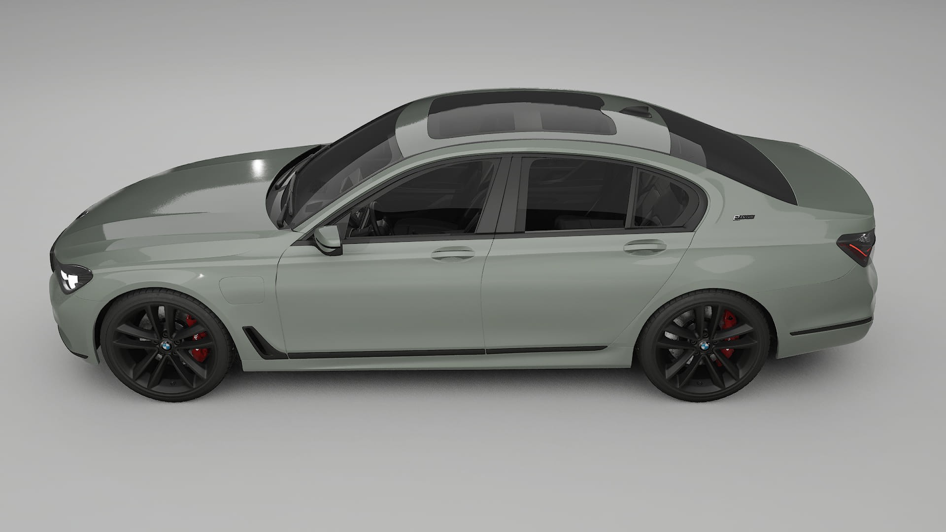 BMW 7 G11 G12 facelift LCI TPU Lackskyddsfilm | SLATE Färgskiftande PPF – Komplett Förskuret Kit