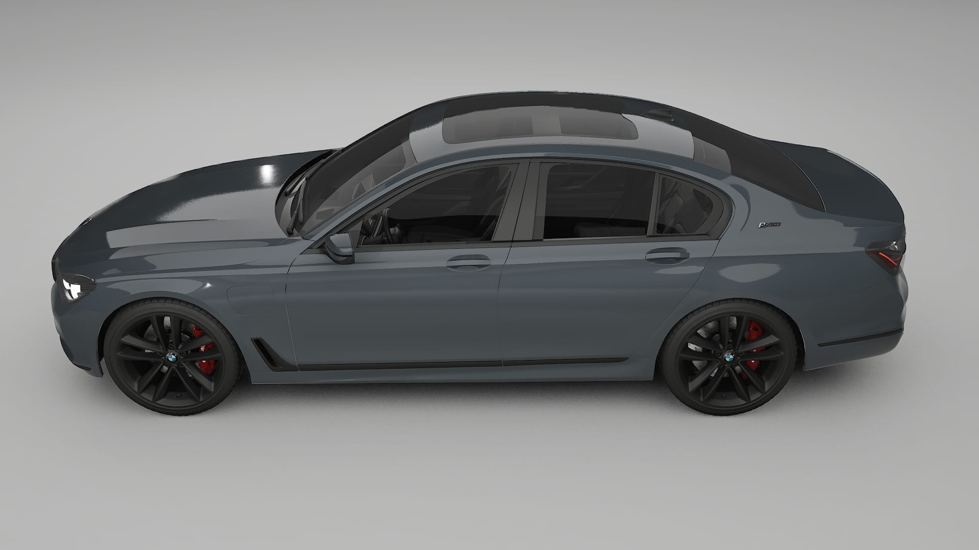 BMW 7 G11 G12 facelift LCI TPU Lackskyddsfilm | GRANITE Färgskiftande PPF – Komplett Förskuret Kit