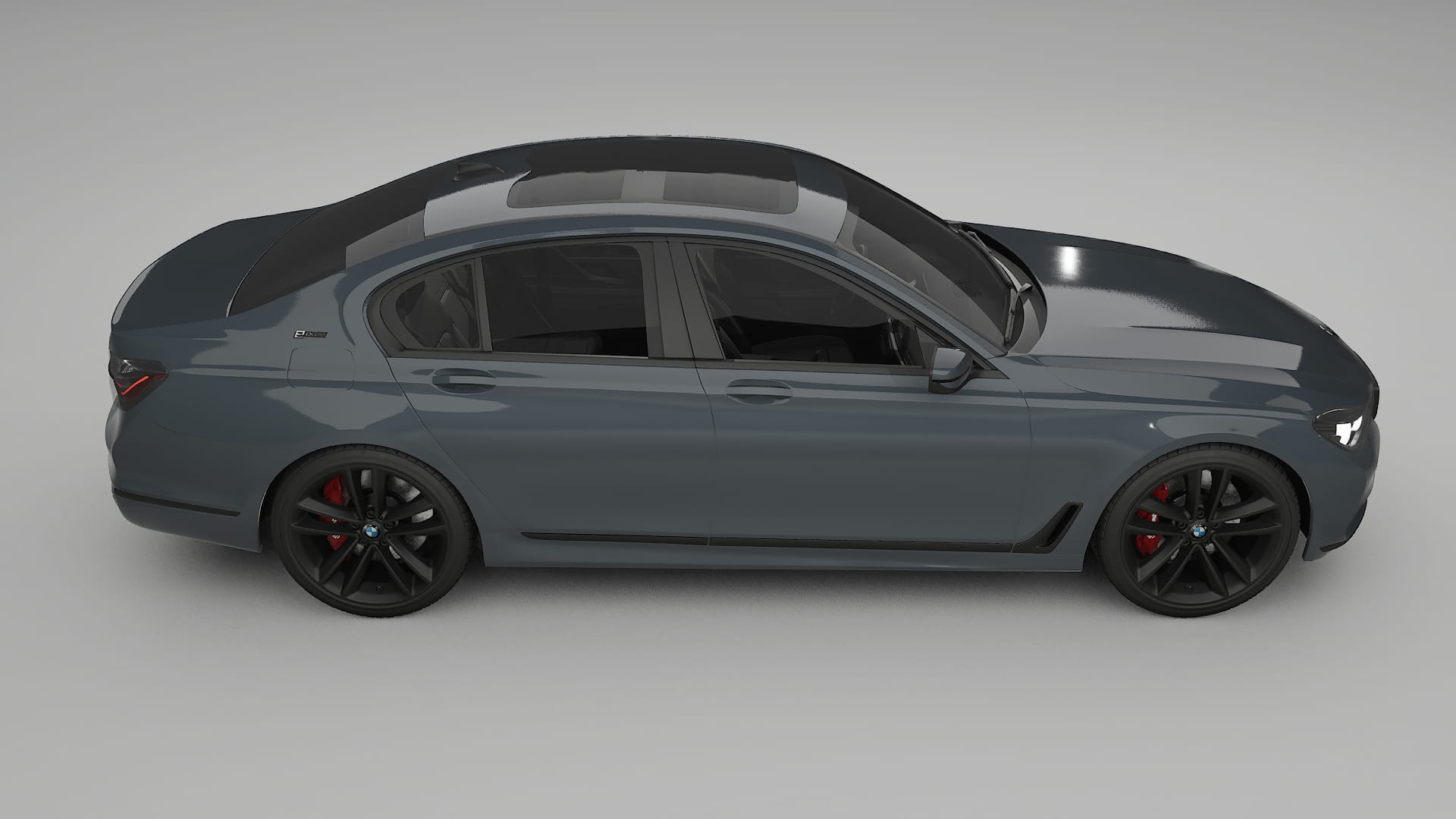 BMW 7 G11 G12 facelift LCI TPU Lackskyddsfilm | GRANITE Färgskiftande PPF – Komplett Förskuret Kit