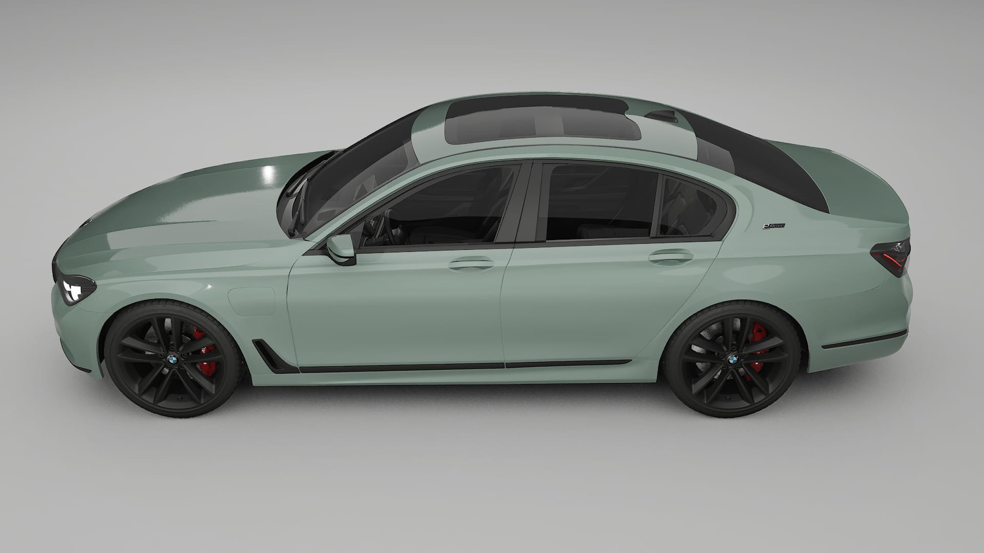 BMW 7 G11 G12 facelift LCI TPU Lackskyddsfilm | CINDER Färgskiftande PPF – Komplett Förskuret Kit