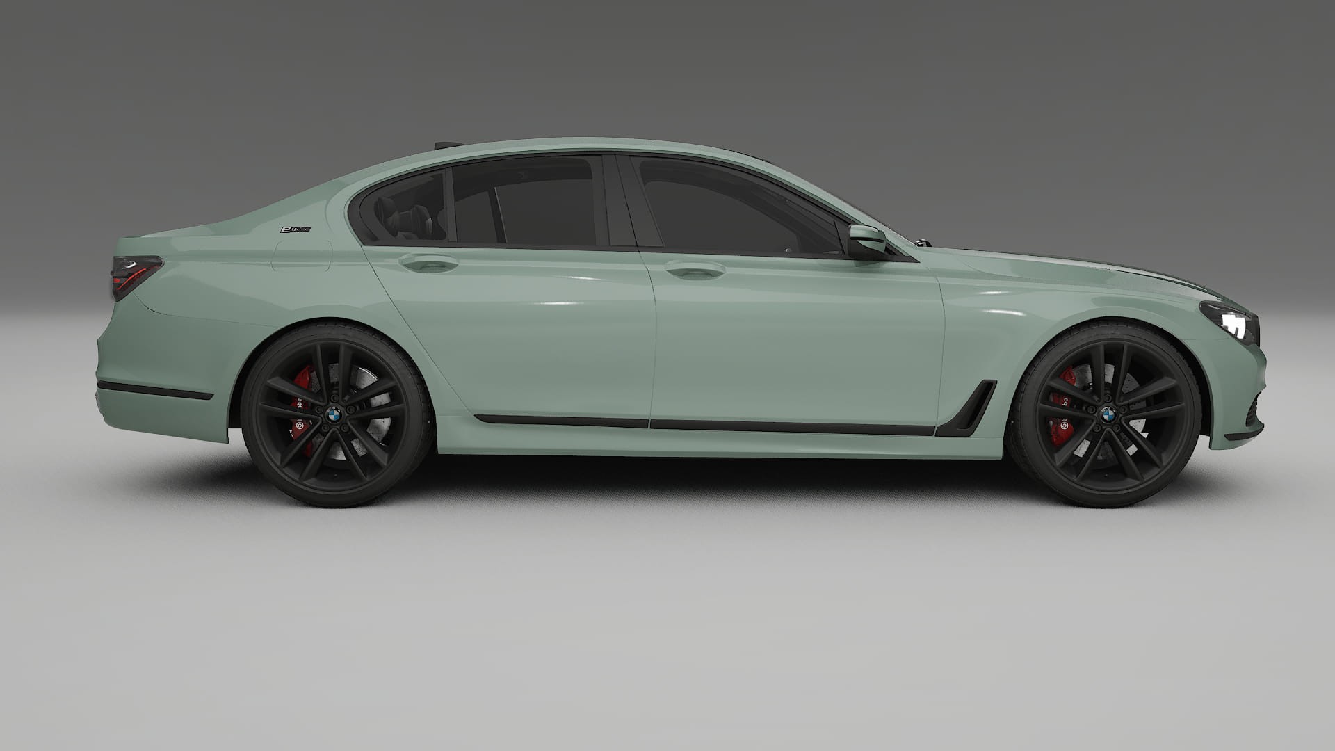 BMW 7 G11 G12 facelift LCI TPU Lackskyddsfilm | CINDER Färgskiftande PPF – Komplett Förskuret Kit