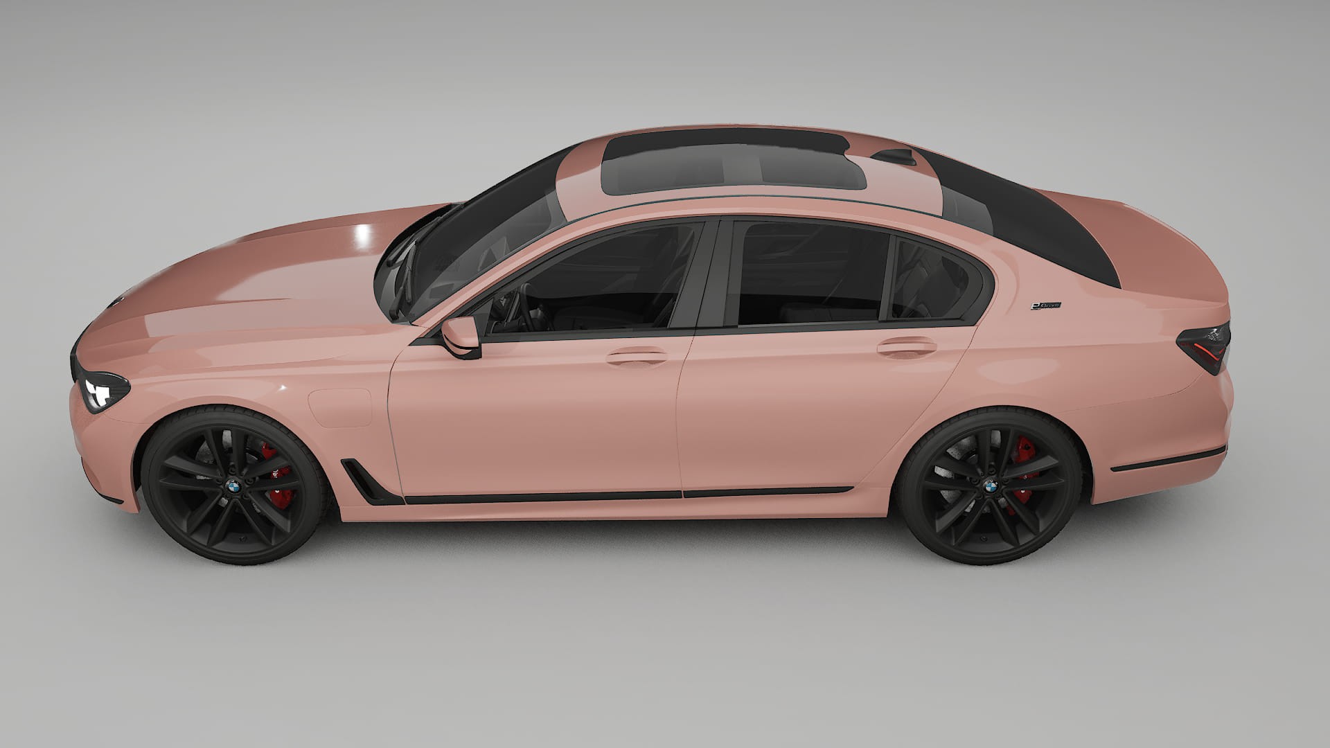 BMW 7 G11 G12 facelift LCI TPU Lackskyddsfilm | BLUSH Färgskiftande PPF – Komplett Förskuret Kit