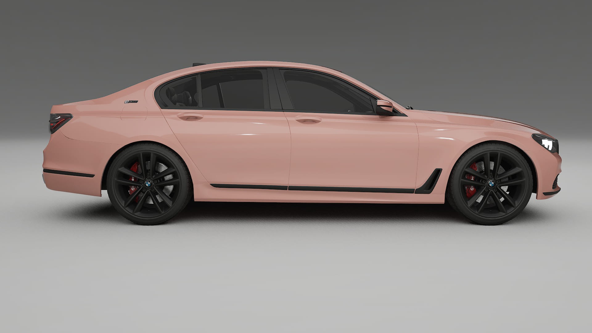 BMW 7 G11 G12 facelift LCI TPU Lackskyddsfilm | BLUSH Färgskiftande PPF – Komplett Förskuret Kit