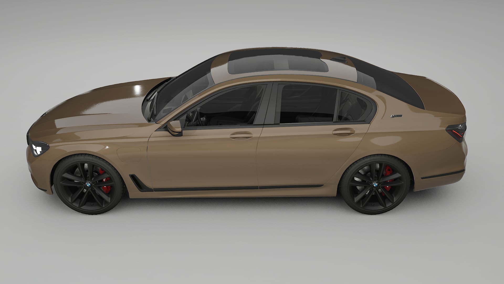 BMW 7 G11 G12 facelift LCI TPU Lackskyddsfilm | SAHARA Färgskiftande PPF – Komplett Förskuret Kit