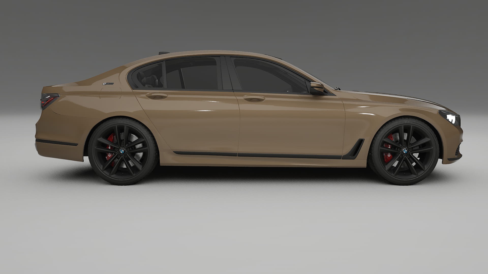 BMW 7 G11 G12 facelift LCI TPU Lackskyddsfilm | SAHARA Färgskiftande PPF – Komplett Förskuret Kit