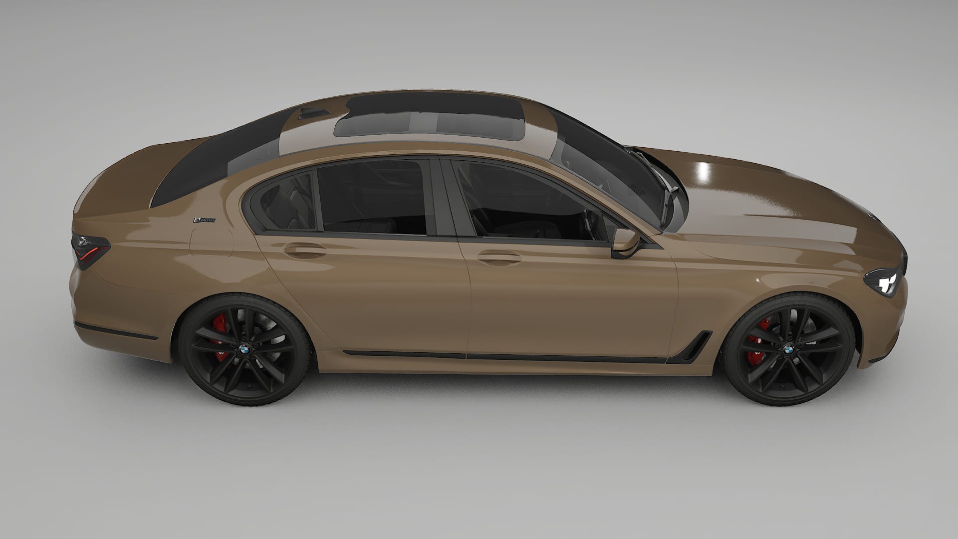 BMW 7 G11 G12 facelift LCI TPU Lackskyddsfilm | SAHARA Färgskiftande PPF – Komplett Förskuret Kit