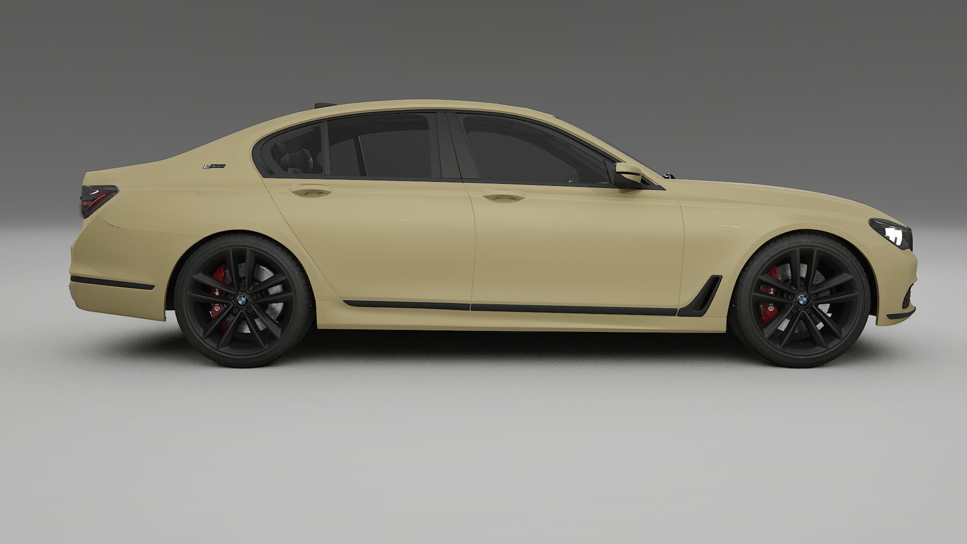 BMW 7 G11 G12 facelift LCI TPU Lackskyddsfilm | SAND Färgskiftande PPF – Komplett Förskuret Kit