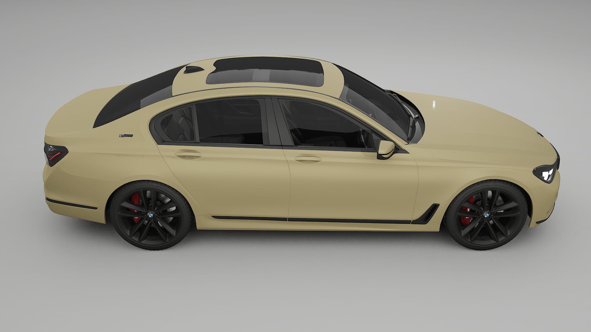 BMW 7 G11 G12 facelift LCI TPU Lackskyddsfilm | SAND Färgskiftande PPF – Komplett Förskuret Kit