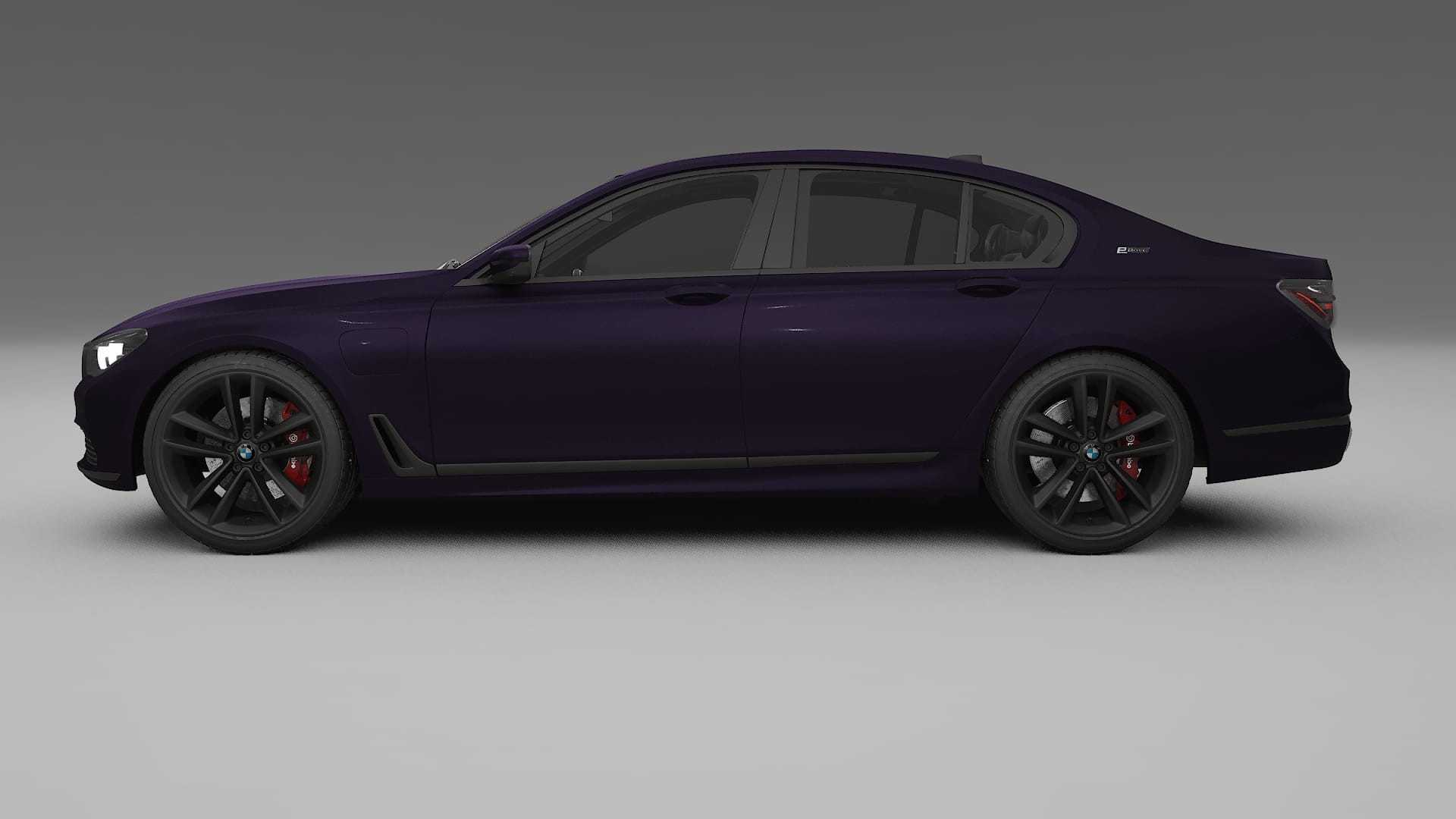 BMW 7 G11 G12 facelift LCI TPU Lackskyddsfilm | VIOLET Färgskiftande PPF – Komplett Förskuret Kit