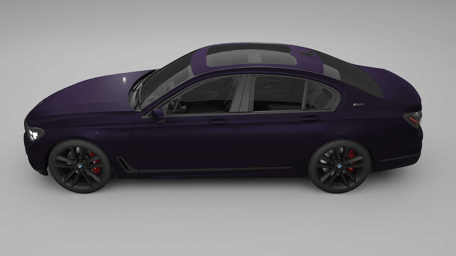 BMW 7 G11 G12 facelift LCI TPU Lackskyddsfilm | VIOLET Färgskiftande PPF – Komplett Förskuret Kit