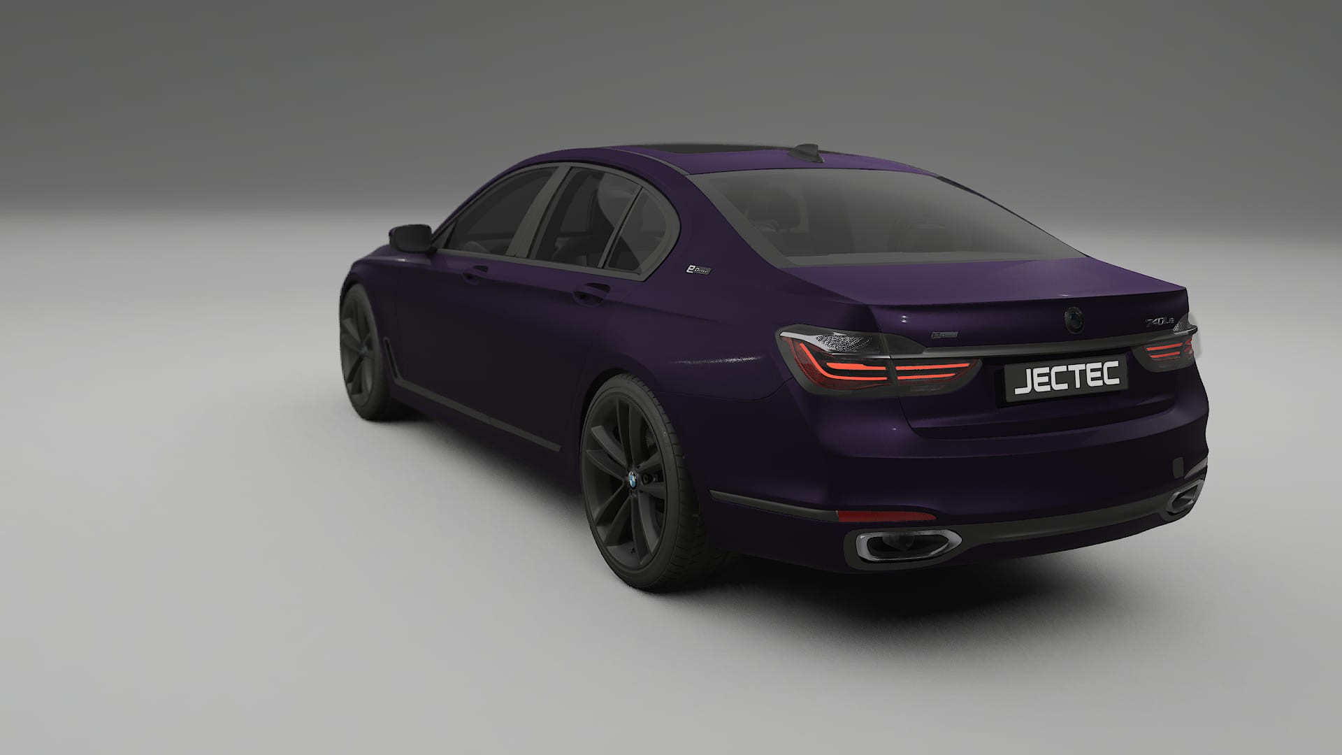 BMW 7 G11 G12 facelift LCI TPU Lackskyddsfilm | VIOLET Färgskiftande PPF – Komplett Förskuret Kit