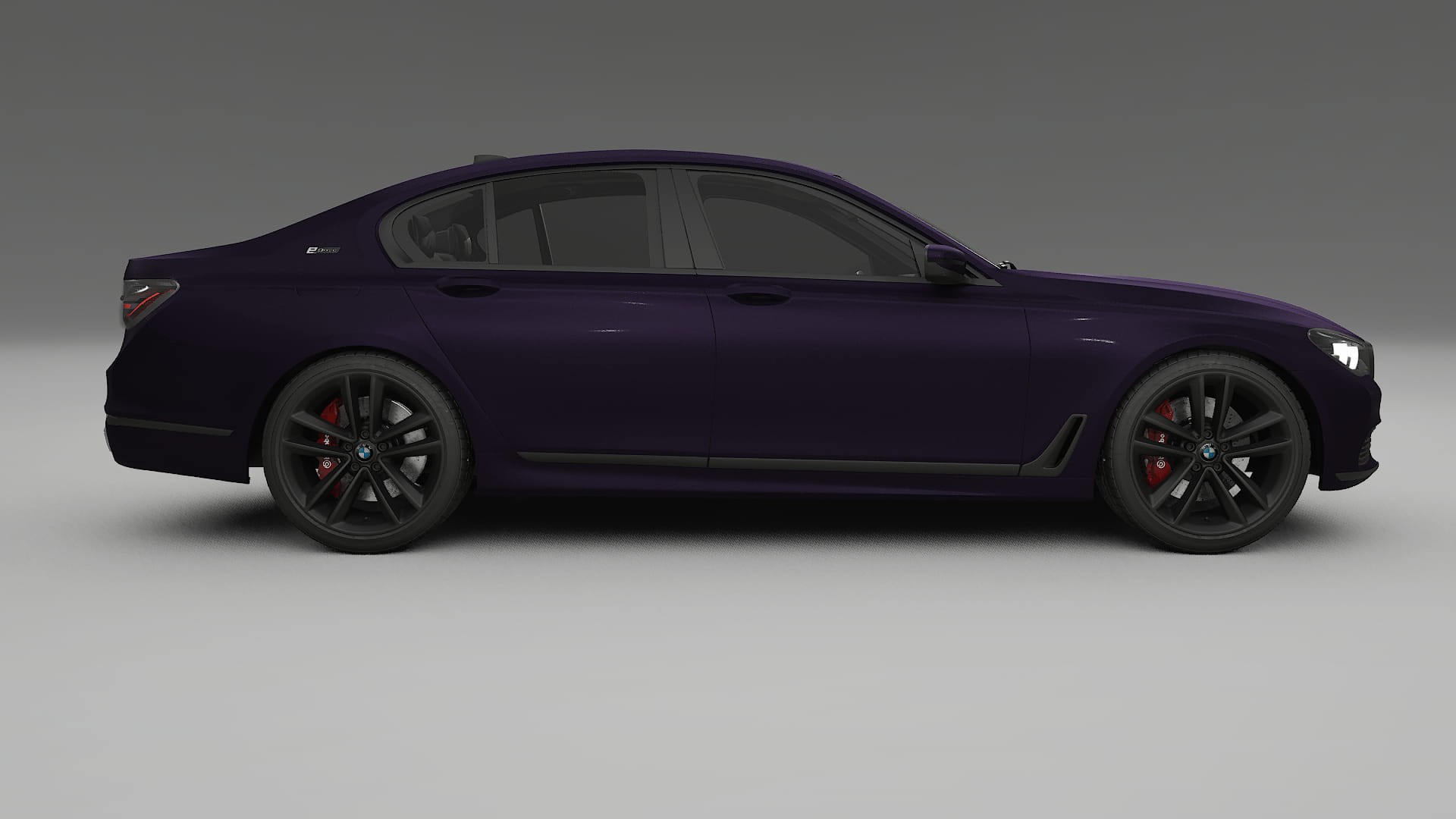 BMW 7 G11 G12 facelift LCI TPU Lackskyddsfilm | VIOLET Färgskiftande PPF – Komplett Förskuret Kit