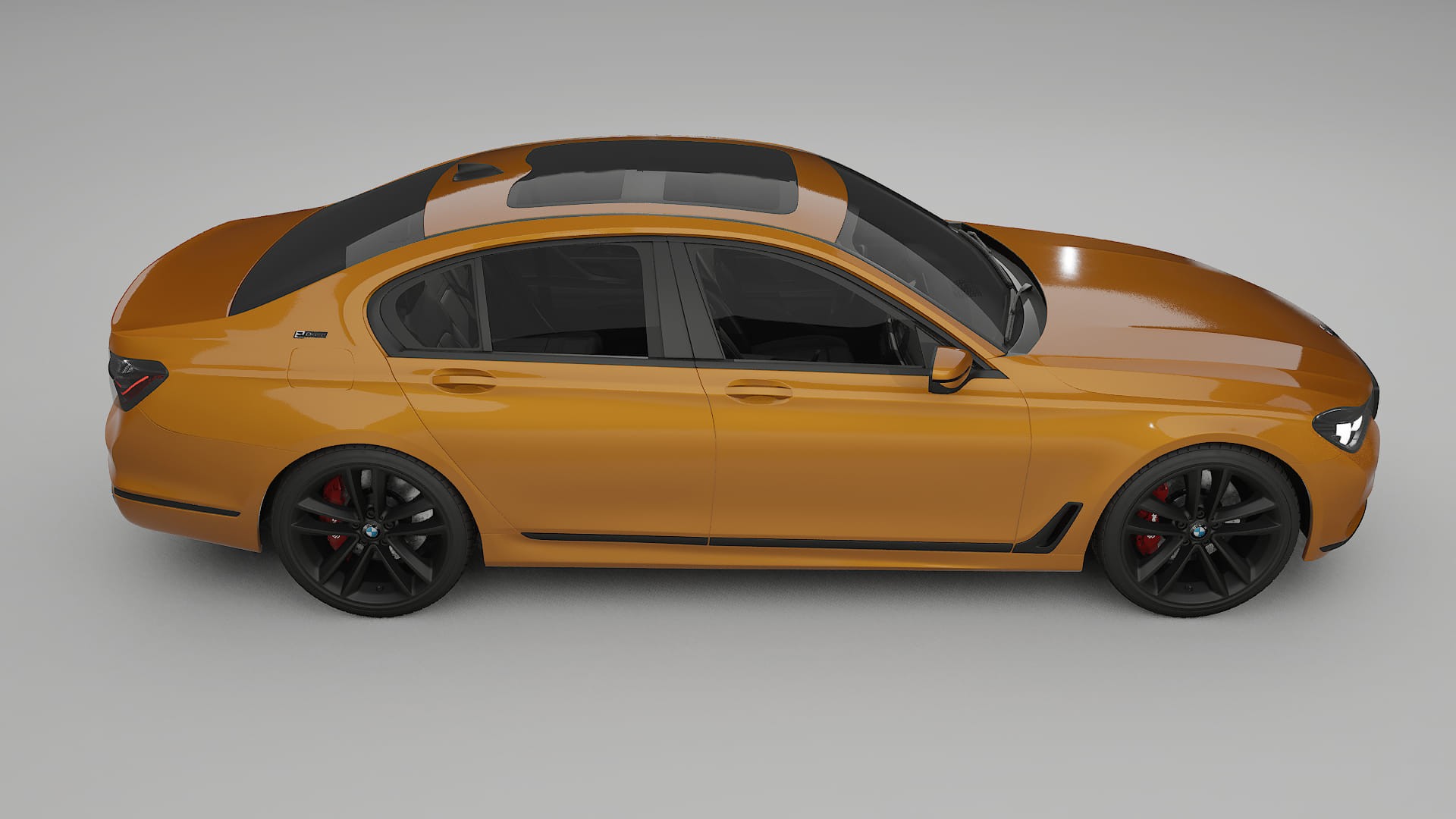 BMW 7 G11 G12 facelift LCI TPU Lackskyddsfilm | DAISY Färgskiftande PPF – Komplett Förskuret Kit