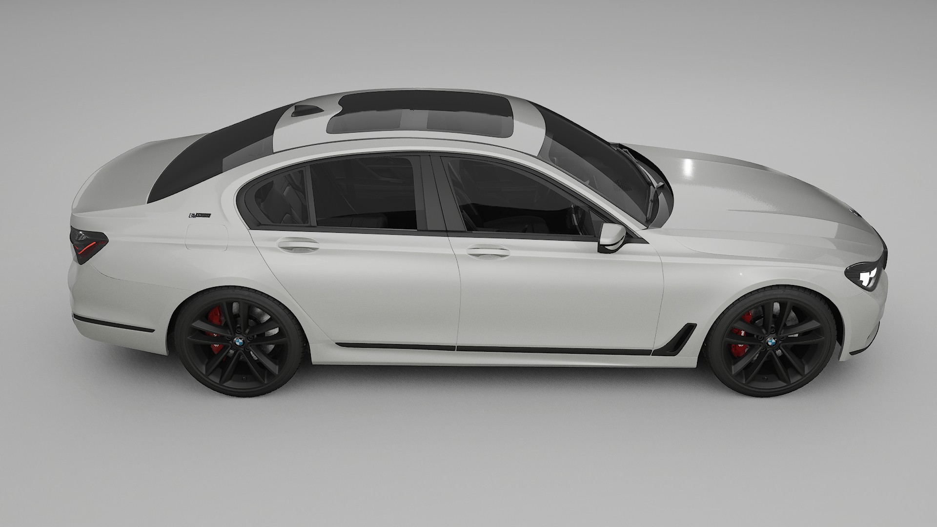 BMW 7 G11 G12 facelift LCI TPU Lackskyddsfilm | PEARL Färgskiftande PPF – Komplett Förskuret Kit