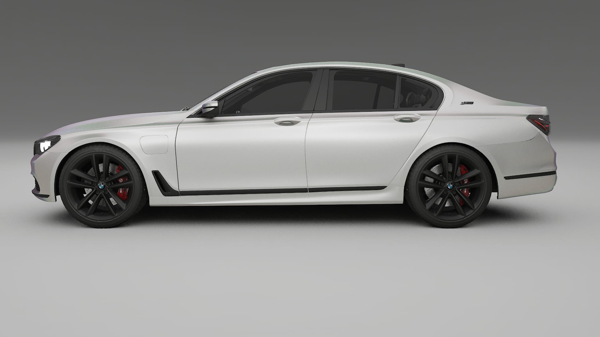 BMW 7 G11 G12 facelift LCI TPU Lackskyddsfilm | NEBULA Färgskiftande PPF – Komplett Förskuret Kit