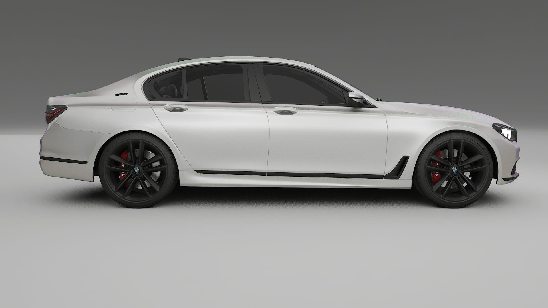 BMW 7 G11 G12 facelift LCI TPU Lackskyddsfilm | NEBULA Färgskiftande PPF – Komplett Förskuret Kit