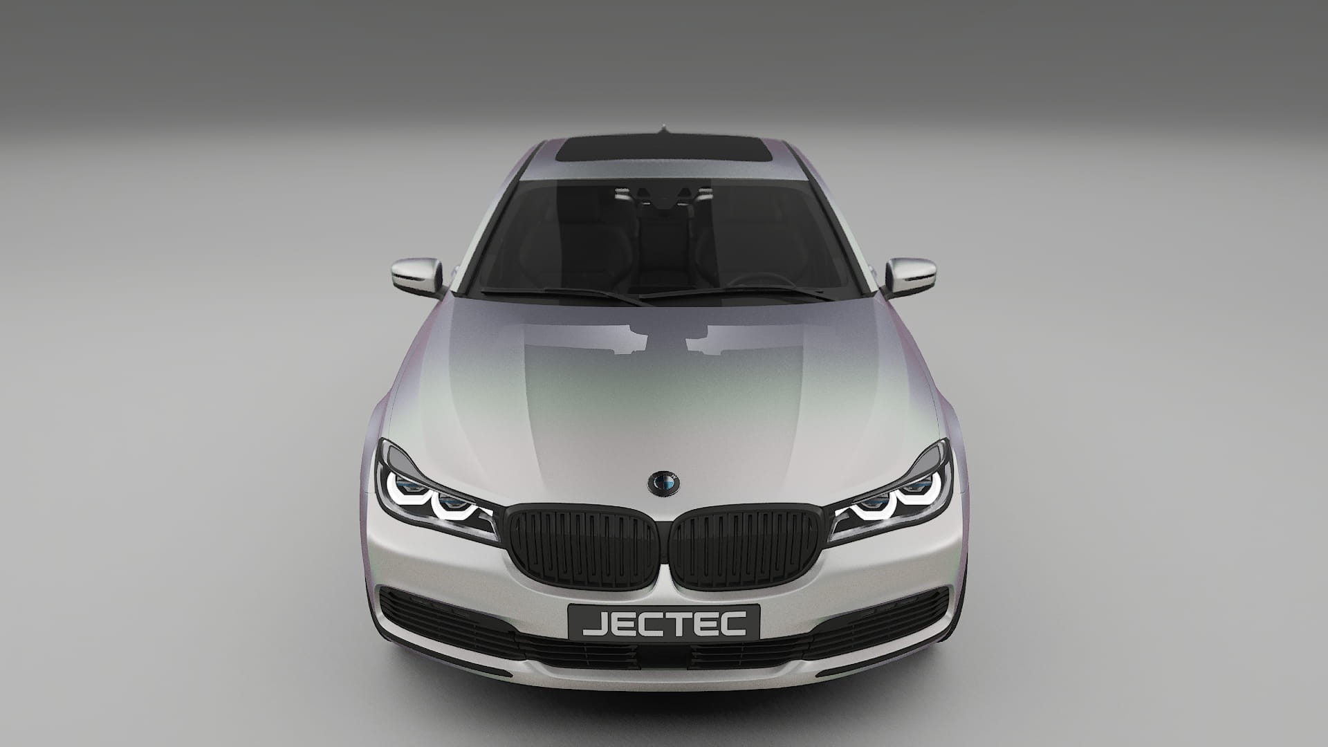 BMW 7 G11 G12 facelift LCI TPU Lackskyddsfilm | NEBULA Färgskiftande PPF – Komplett Förskuret Kit