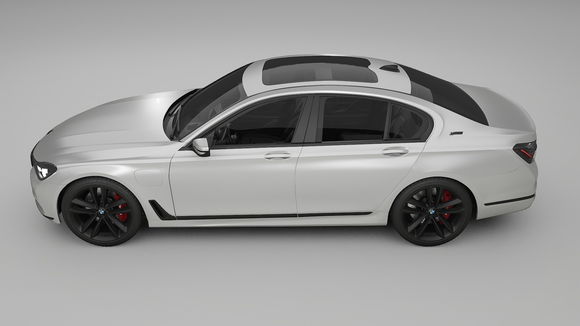 BMW 7 G11 G12 facelift LCI TPU Lackskyddsfilm | OPAL Färgskiftande PPF – Komplett Förskuret Kit